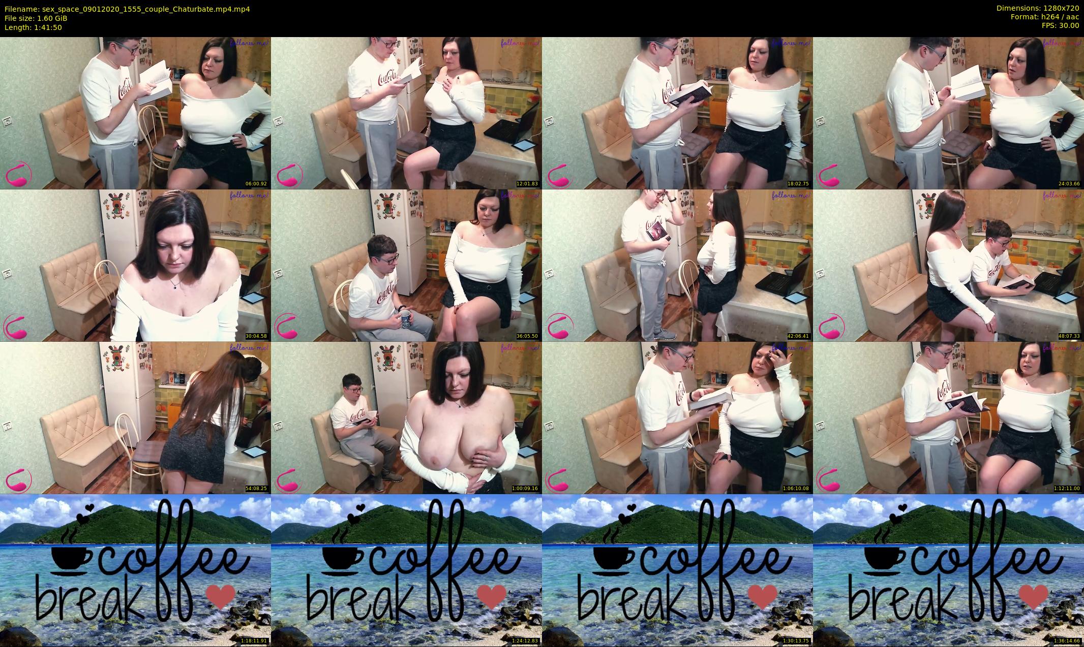 sex_space — 102 minute Chaturbate couple cam show recording, 720p, Jan 9, 2020