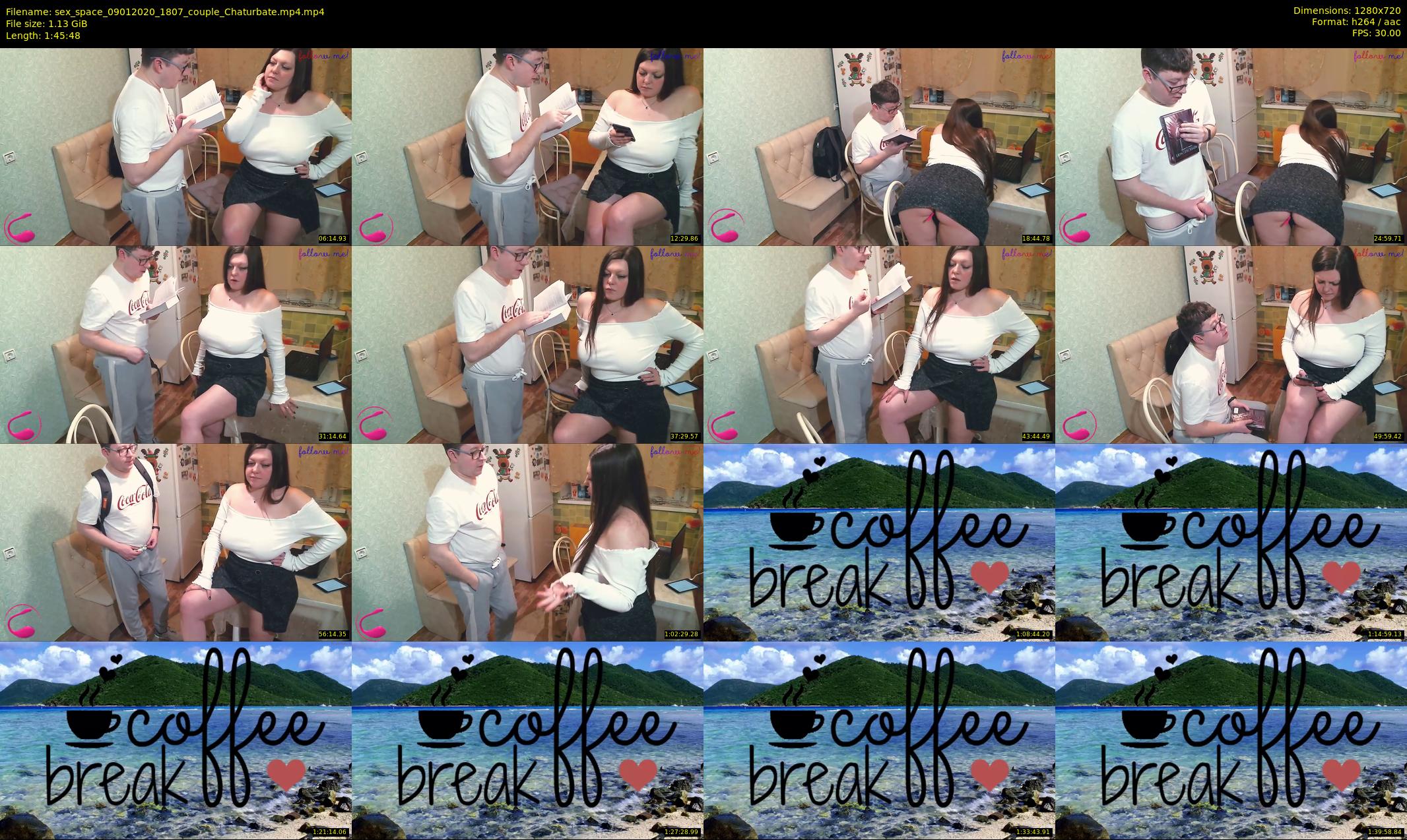 sex_space — 106 minute Chaturbate couple cam show recording, 720p, Jan 9, 2020