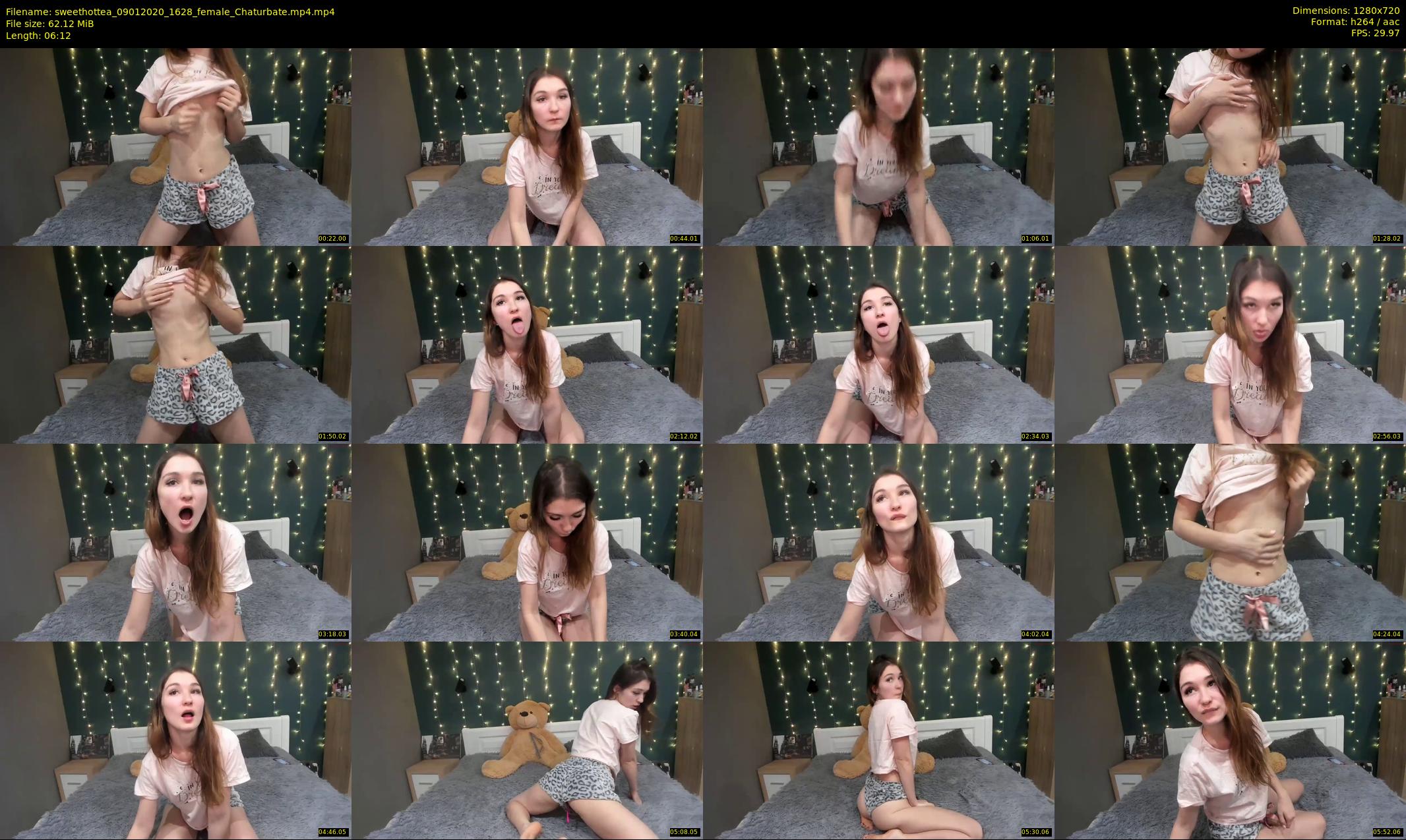 sweethottea — 7 minute Chaturbate female cam show recording, 720p, Jan 9, 2020