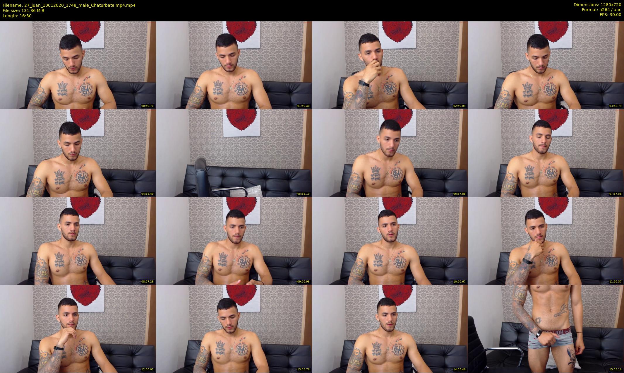 27_juan — 17 minute Chaturbate male cam show recording, 720p, Jan 10, 2020