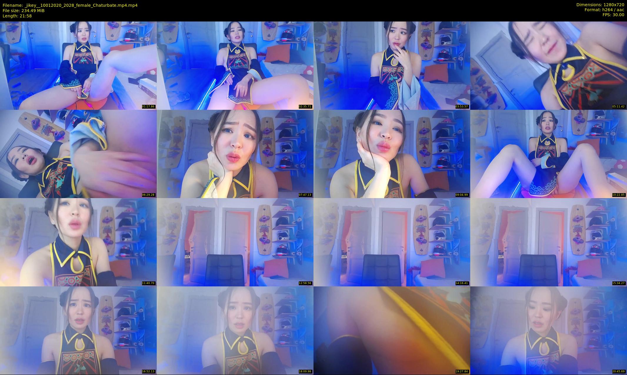 _jikey_ — 22 minute Chaturbate female cam show recording, 720p, Jan 10, 2020