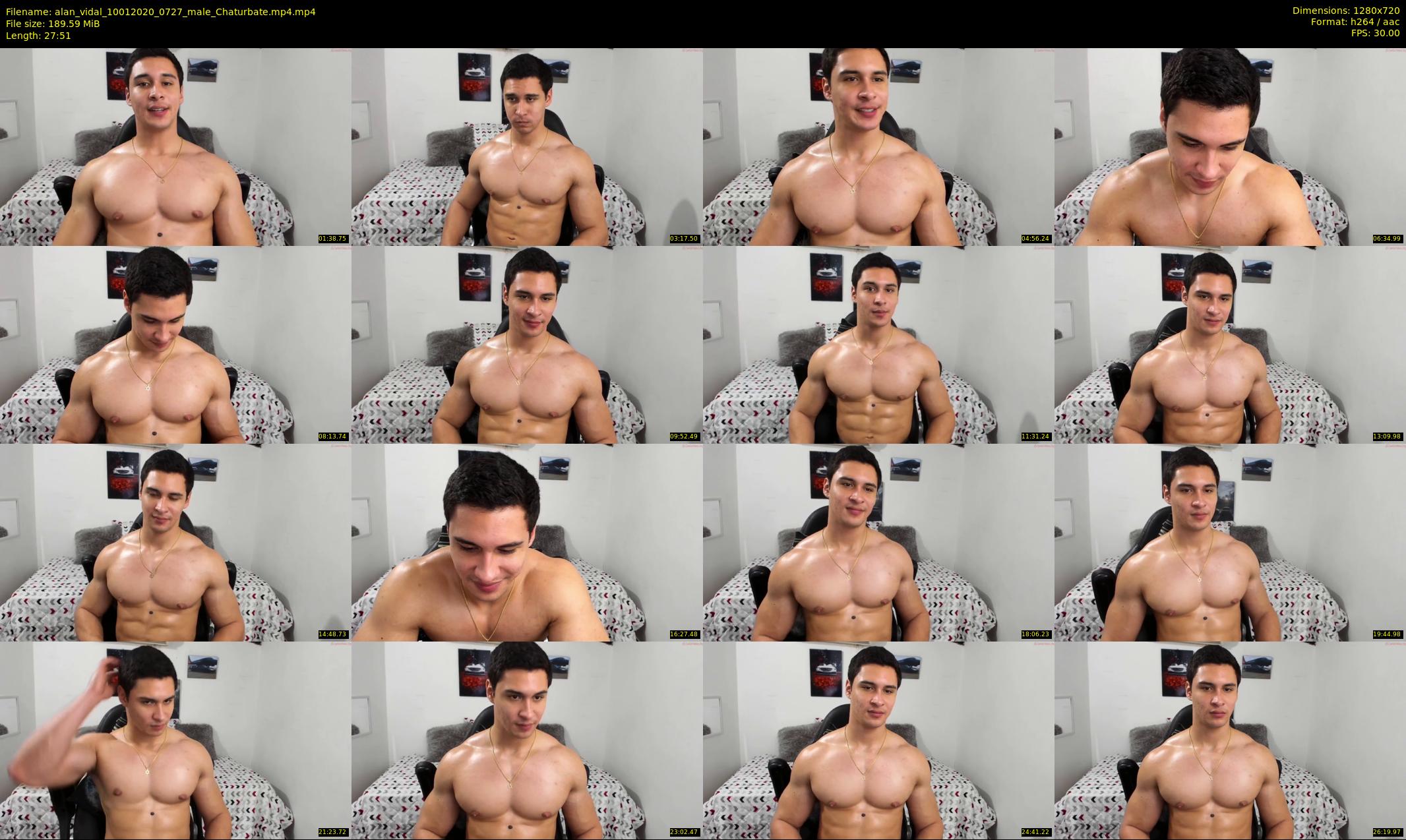 alan_vidal — 28 minute Chaturbate male cam show recording, 720p, Jan 10, 2020