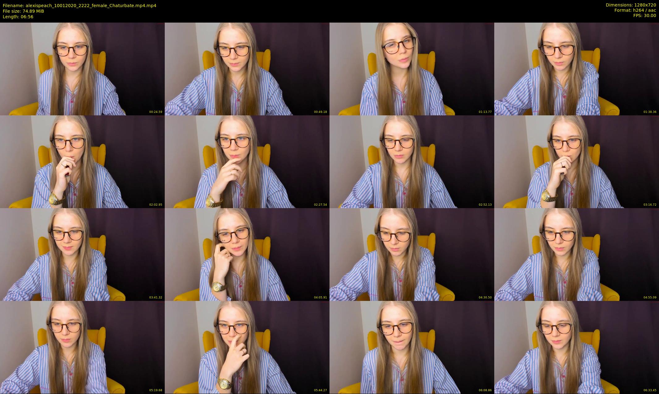 alexispeach — 7 minute Chaturbate female cam show recording, 720p, Jan 10, 2020