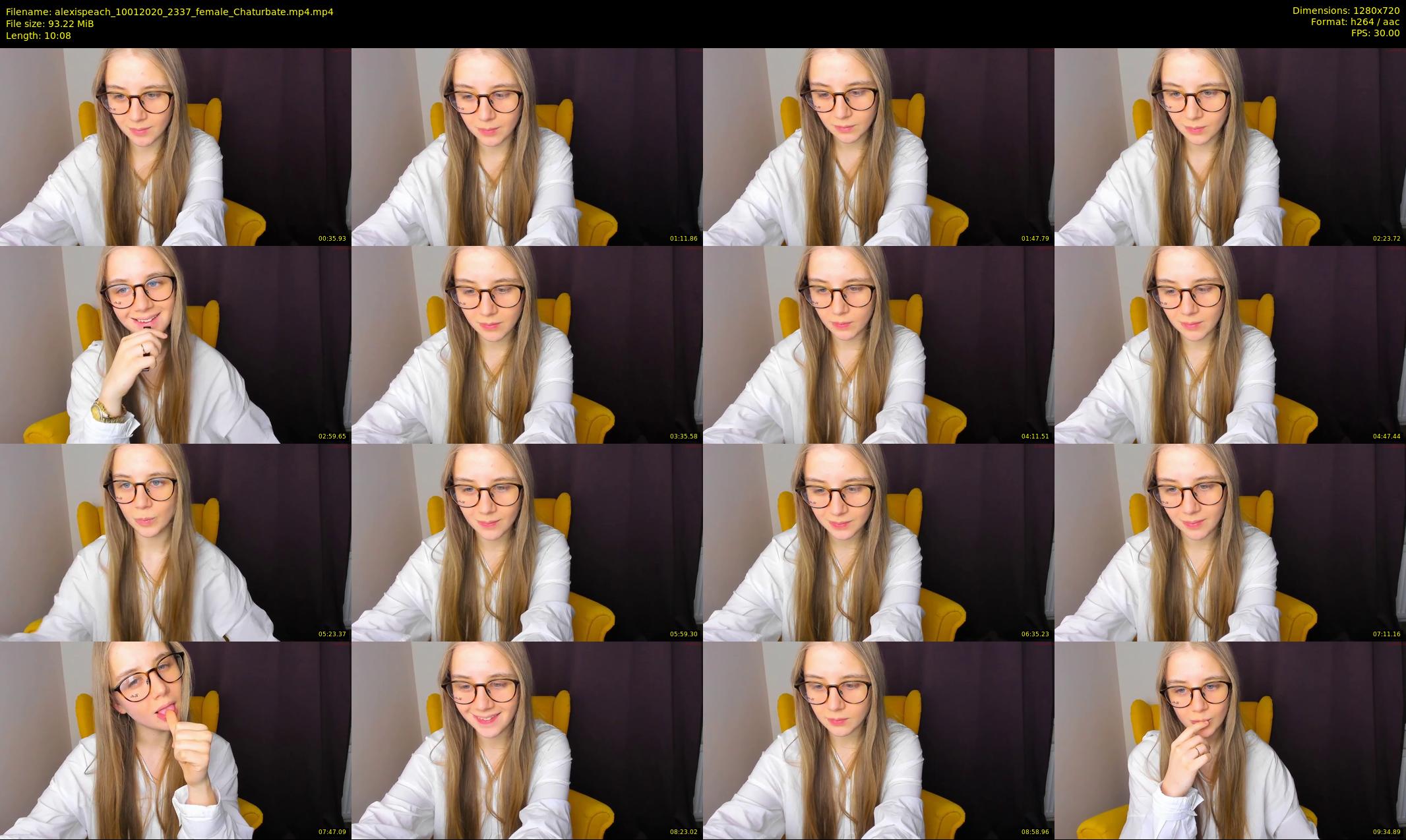 alexispeach — 11 minute Chaturbate female cam show recording, 720p, Jan 10, 2020