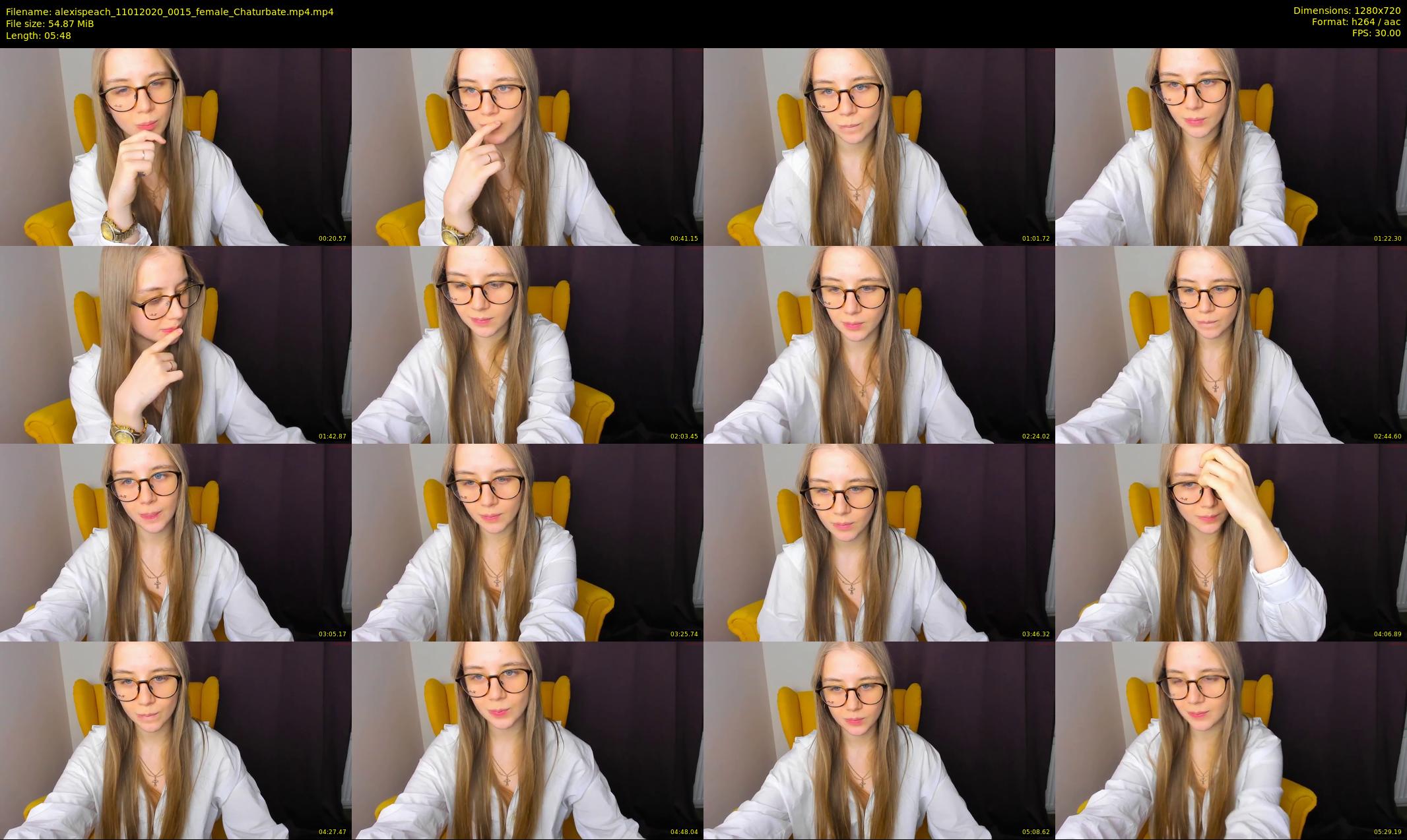 alexispeach — 6 minute Chaturbate female cam show recording, 720p, Jan 11, 2020