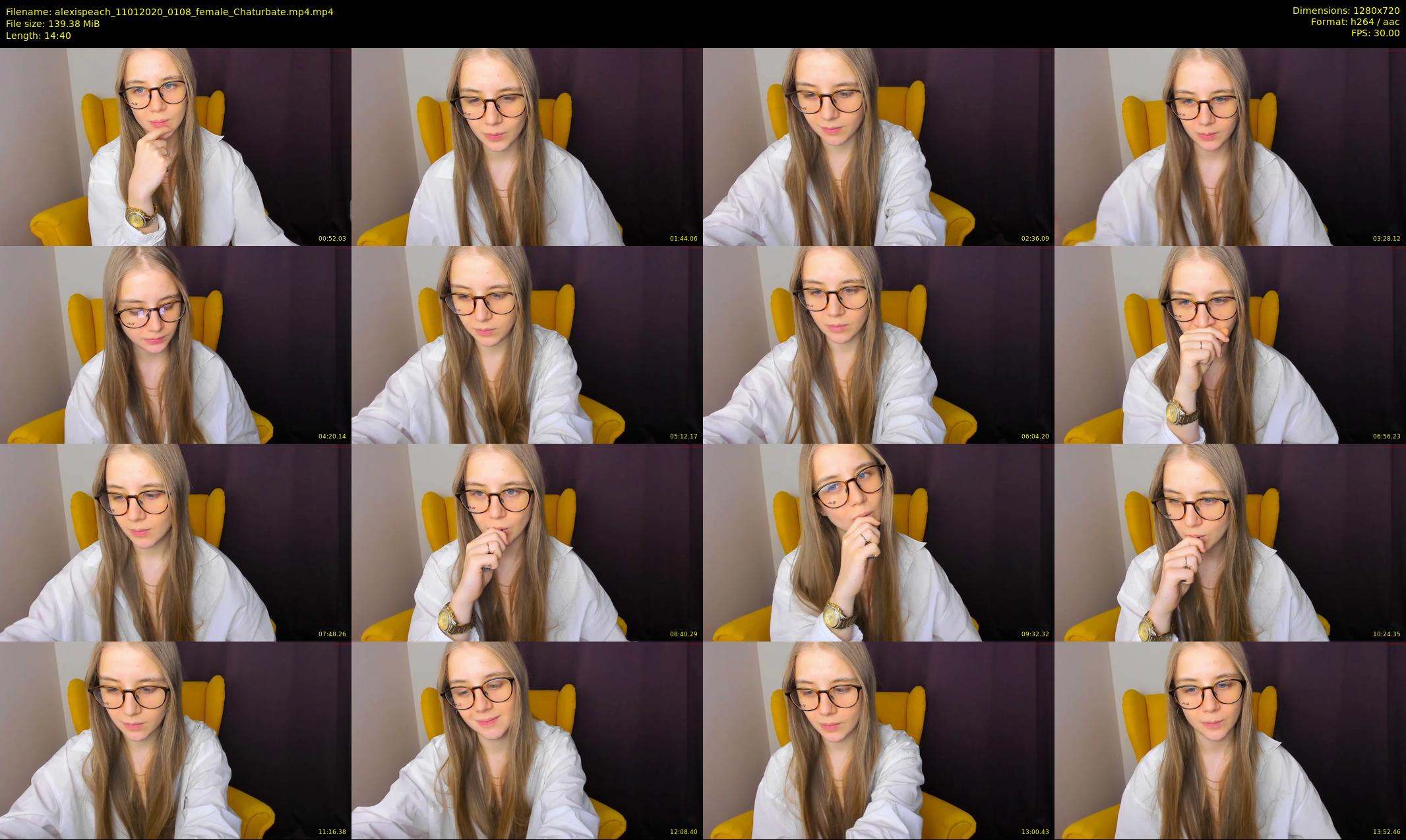 alexispeach — 15 minute Chaturbate female cam show recording, 720p, Jan 11, 2020