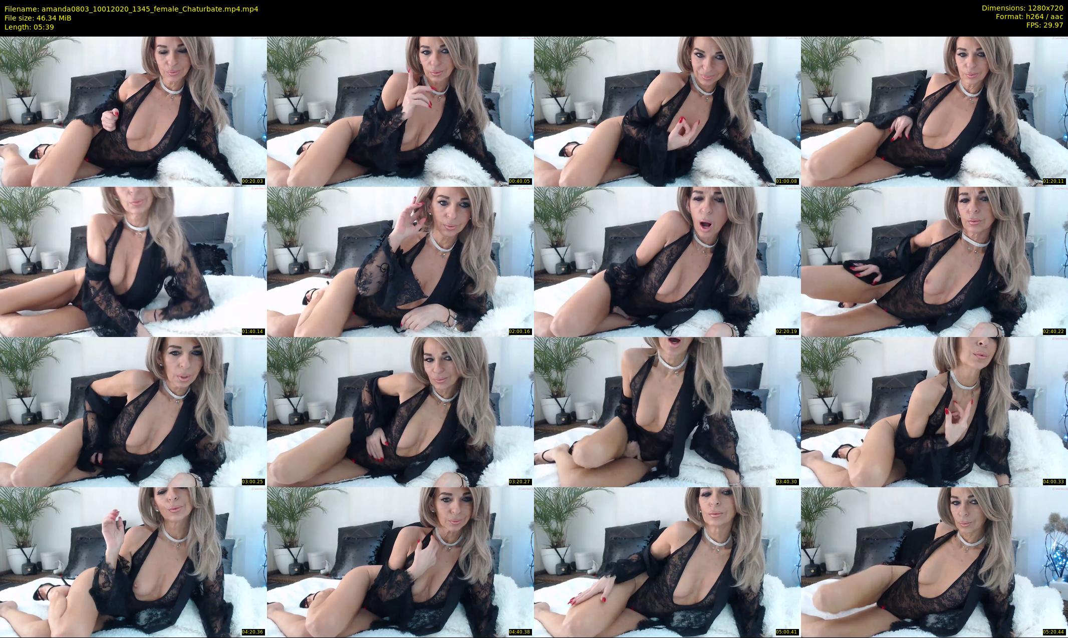 amanda0803 — 6 minute Chaturbate female cam show recording, 720p, Jan 10, 2020