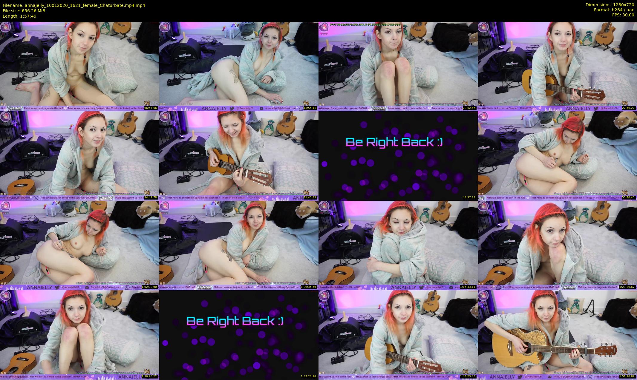 annajelly — 118 minute Chaturbate couple cam show recording, 720p, Jan 10, 2020