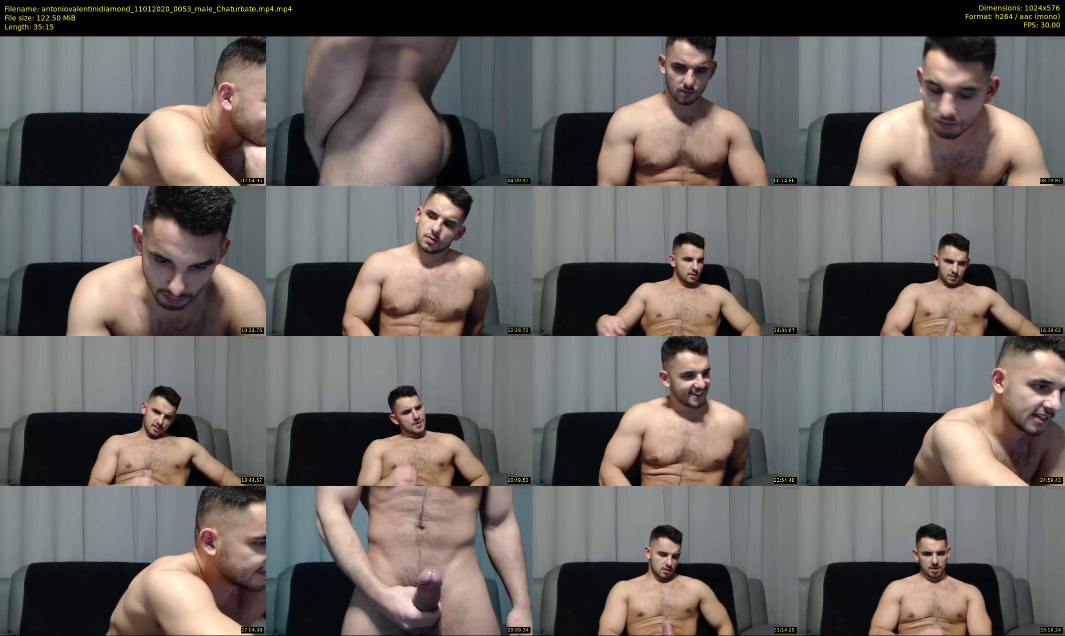 antoniovalentinidiamond — 36 minute Chaturbate male cam show recording, 480p, Jan 11, 2020