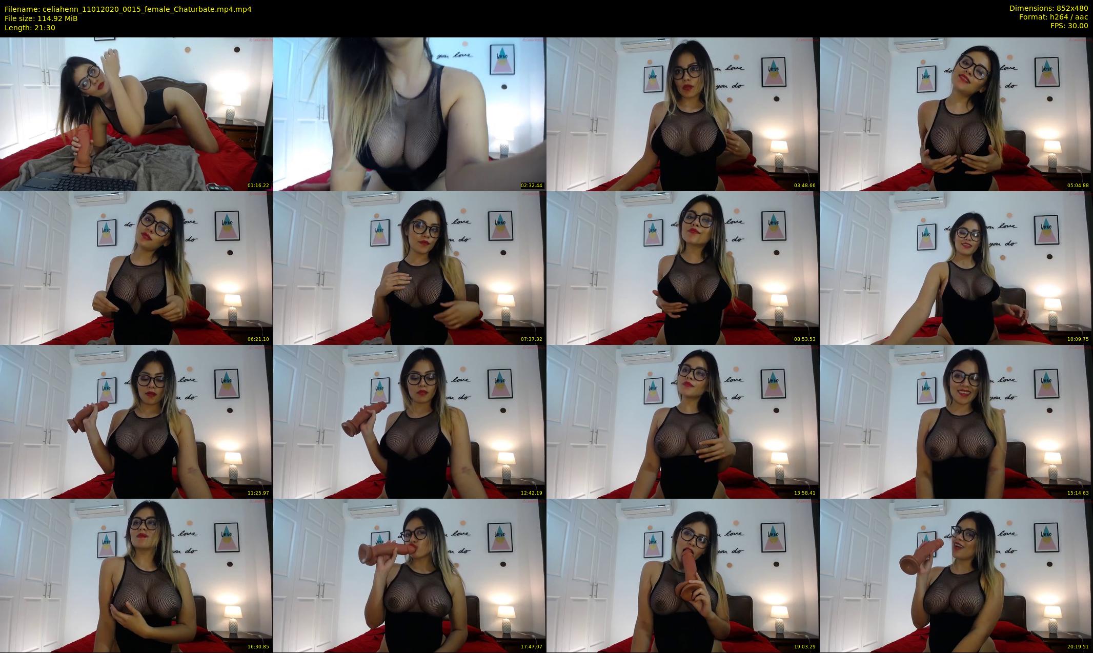 celiahenn — 22 minute Chaturbate female cam show recording, 480p, Jan 11, 2020