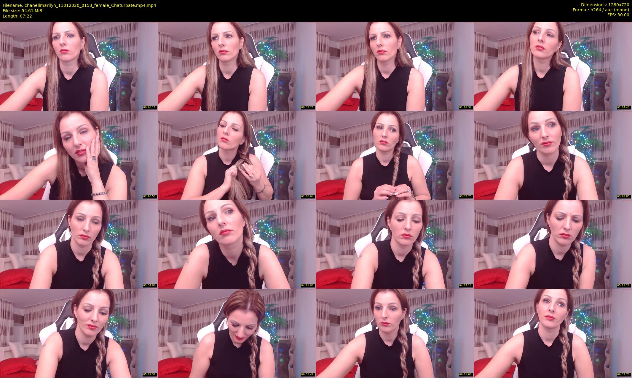 chanellmarilyn — 8 minute Chaturbate female cam show recording, 720p, Jan 11, 2020