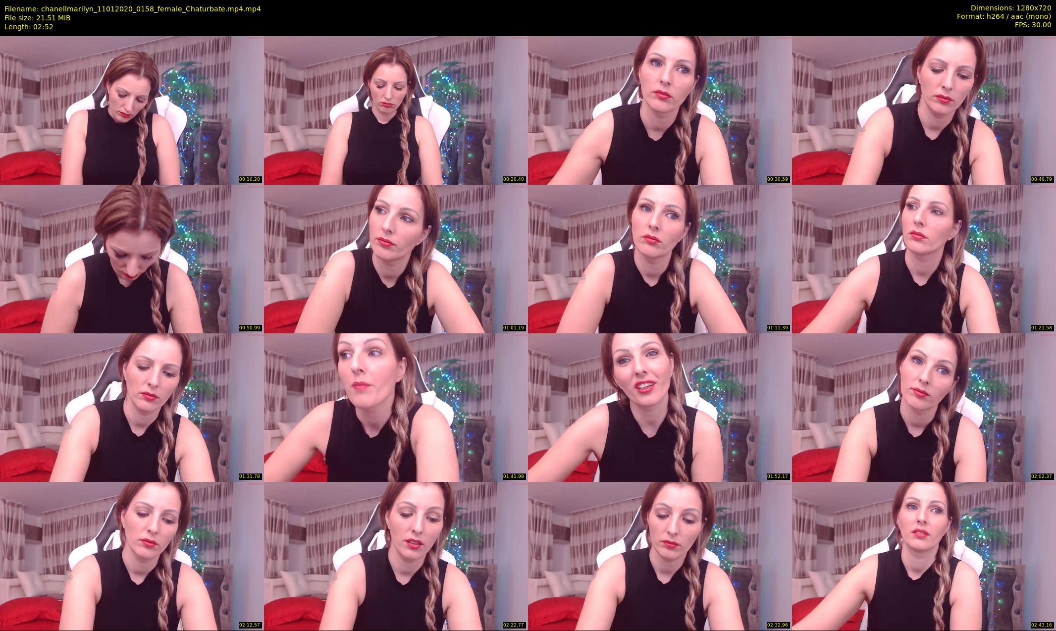 chanellmarilyn — 3 minute Chaturbate female cam show recording, 720p, Jan 11, 2020