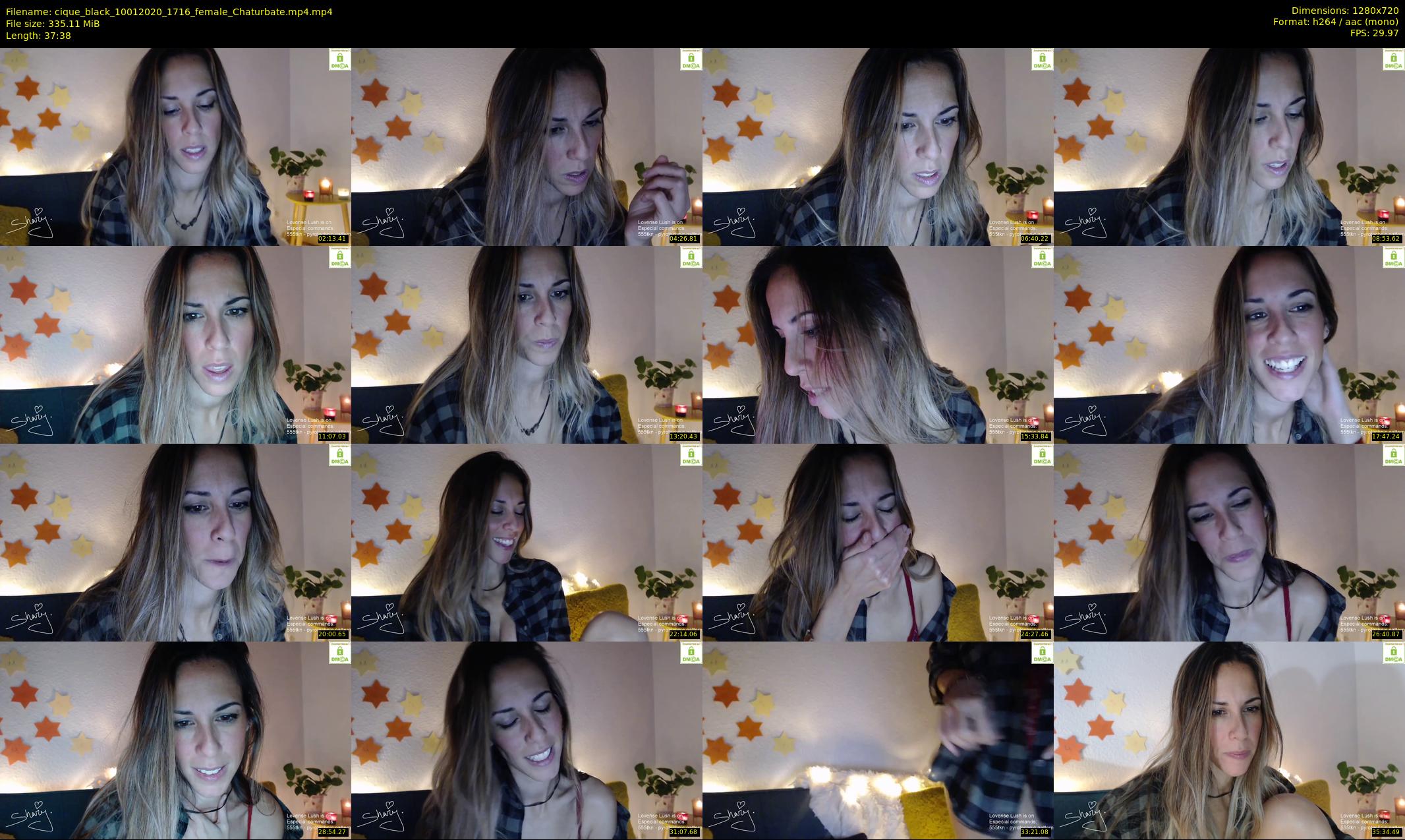 cique_black — 38 minute Chaturbate female cam show recording, 720p, Jan 10, 2020