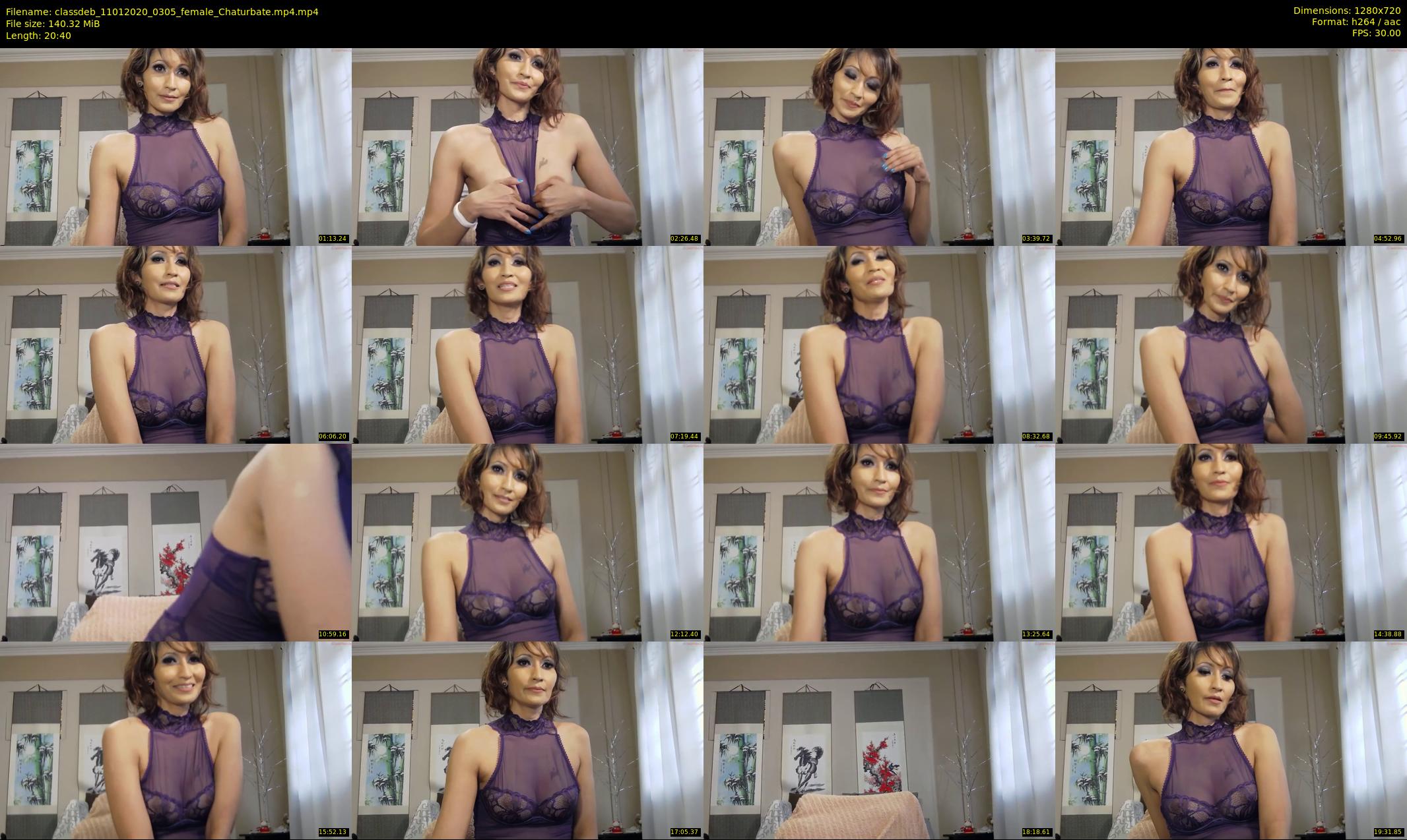 classdeb — 21 minute Chaturbate female cam show recording, 720p, Jan 11, 2020