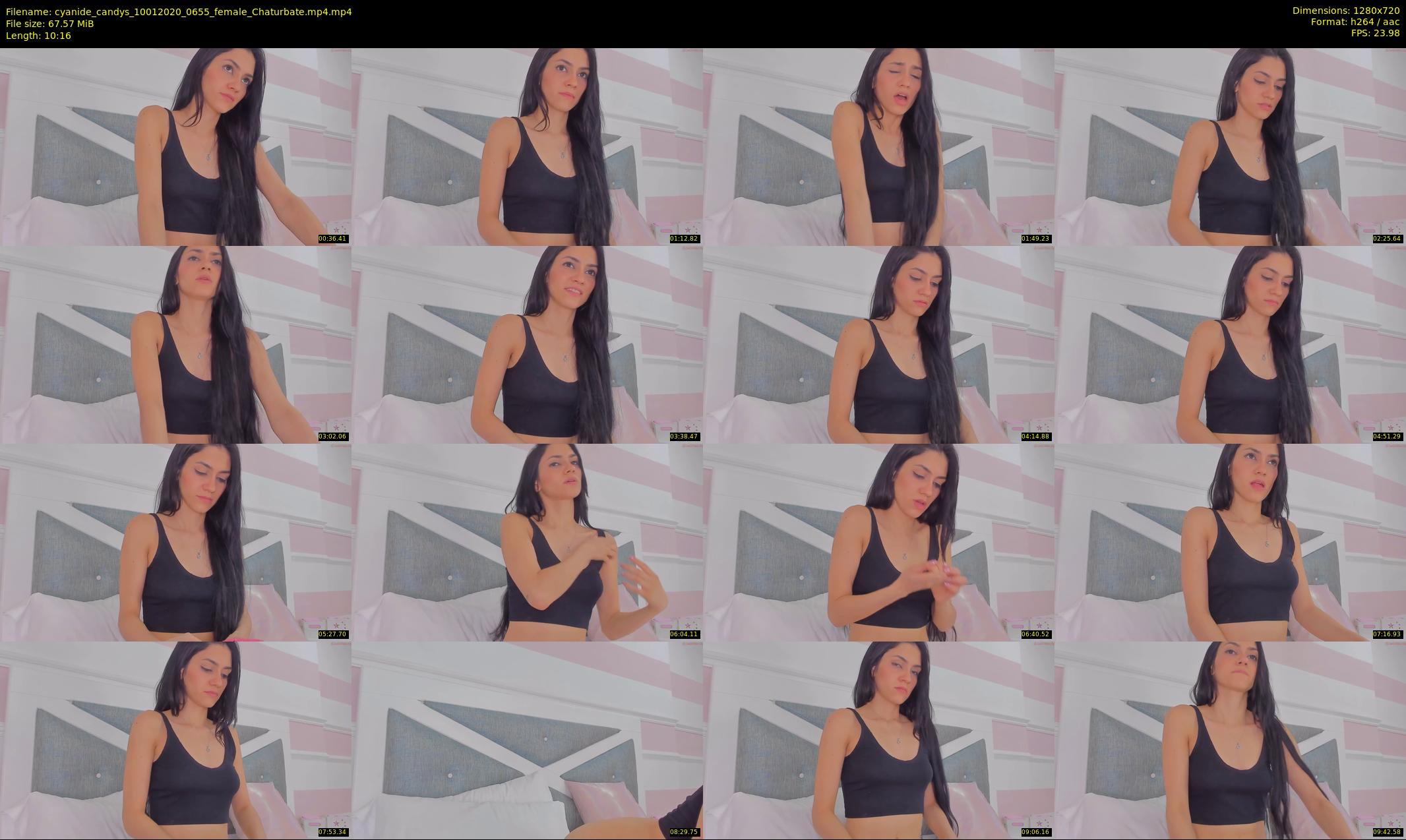 cyanide_candys — 11 minute Chaturbate female cam show recording, 720p, Jan 10, 2020