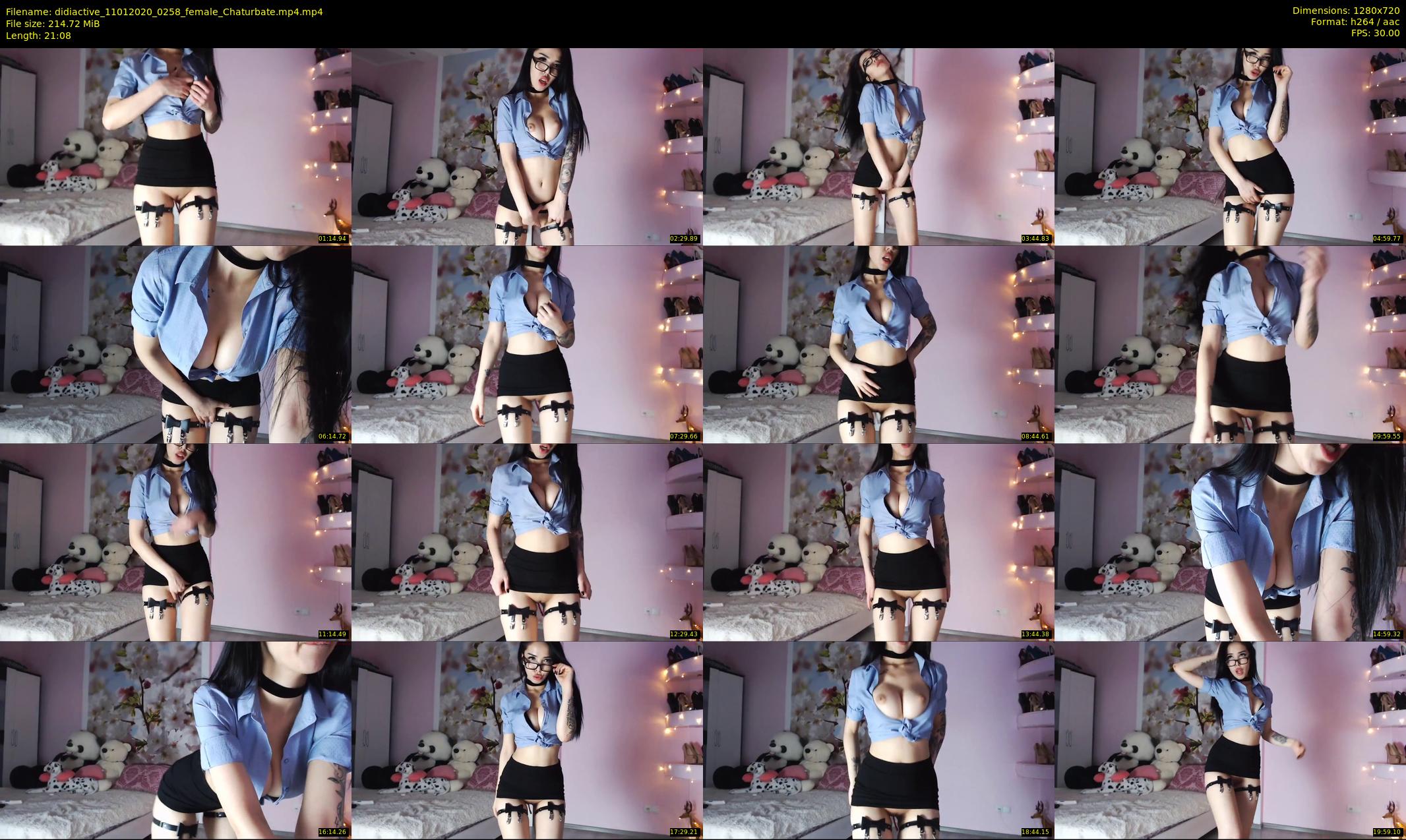 didiactive — 22 minute Chaturbate female cam show recording, 720p, Jan 11, 2020