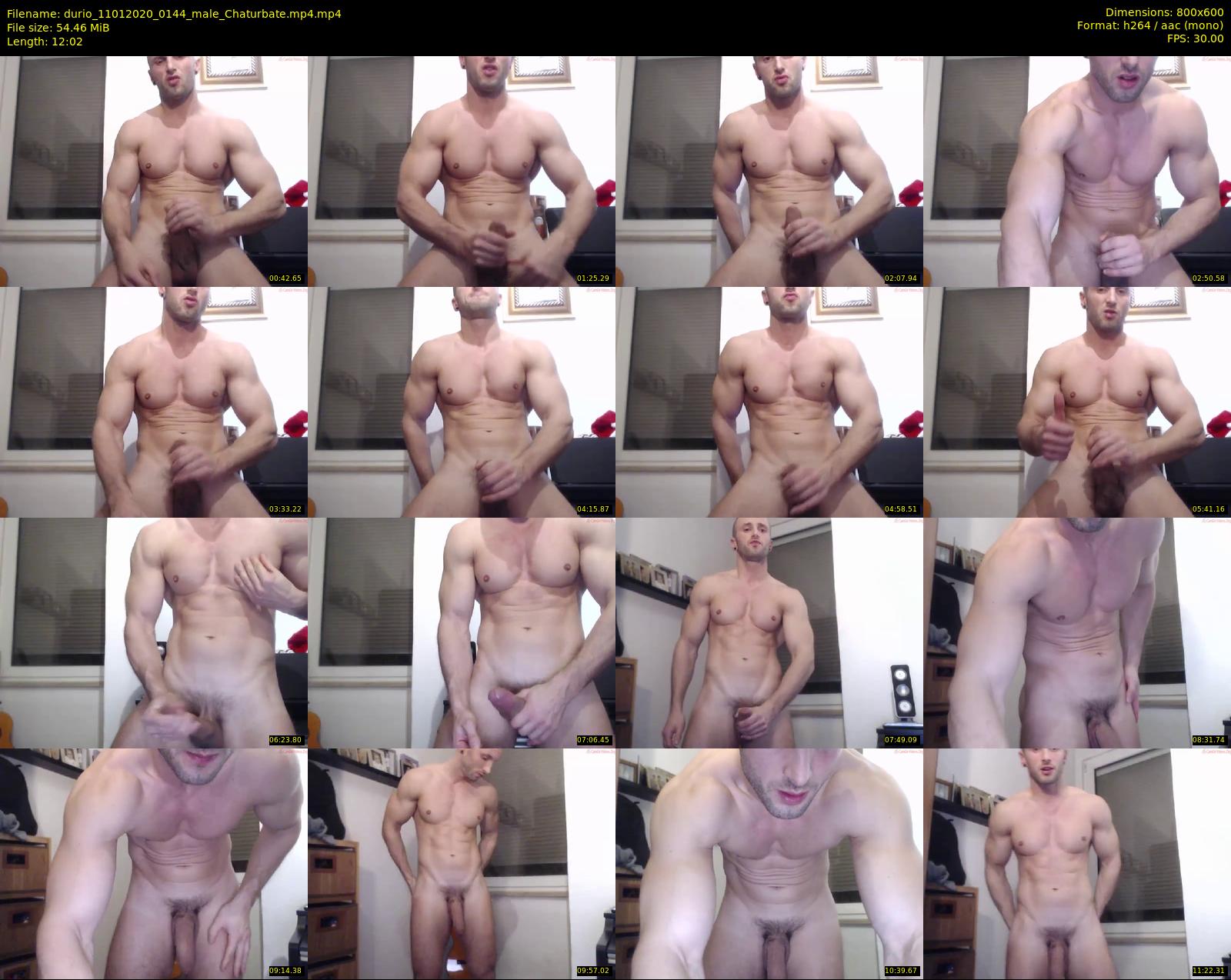 durio — 13 minute Chaturbate male cam show recording, 480p, Jan 11, 2020