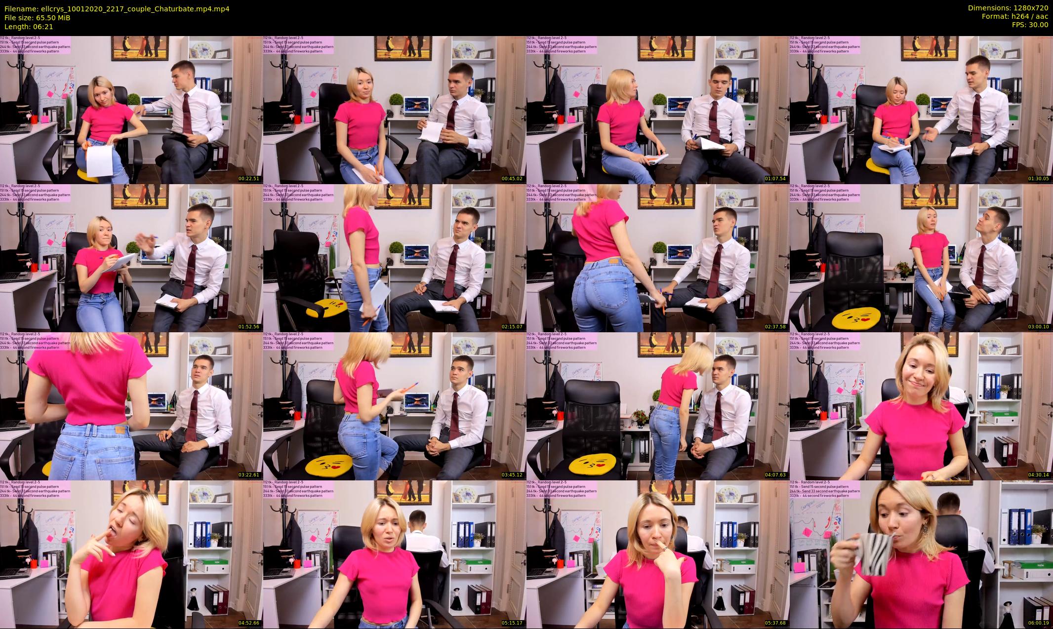 ellcrys — 7 minute Chaturbate couple cam show recording, 720p, Jan 10, 2020