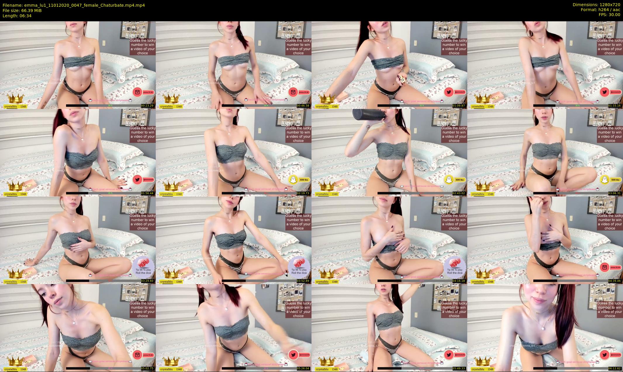 emma_lu1 — 7 minute Chaturbate female cam show recording, 720p, Jan 11, 2020