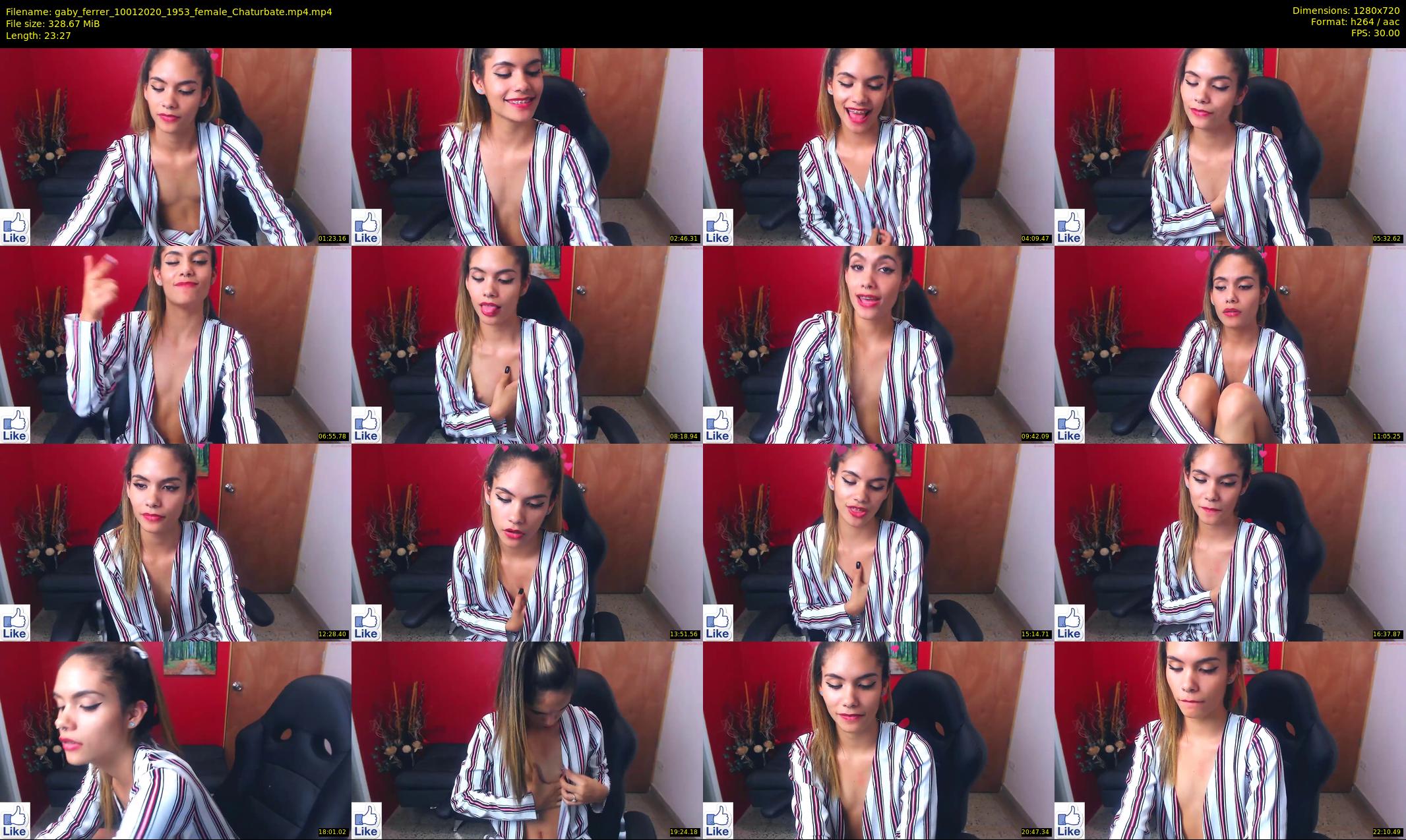 gaby_ferrer — 24 minute Chaturbate female cam show recording, 720p, Jan 10, 2020
