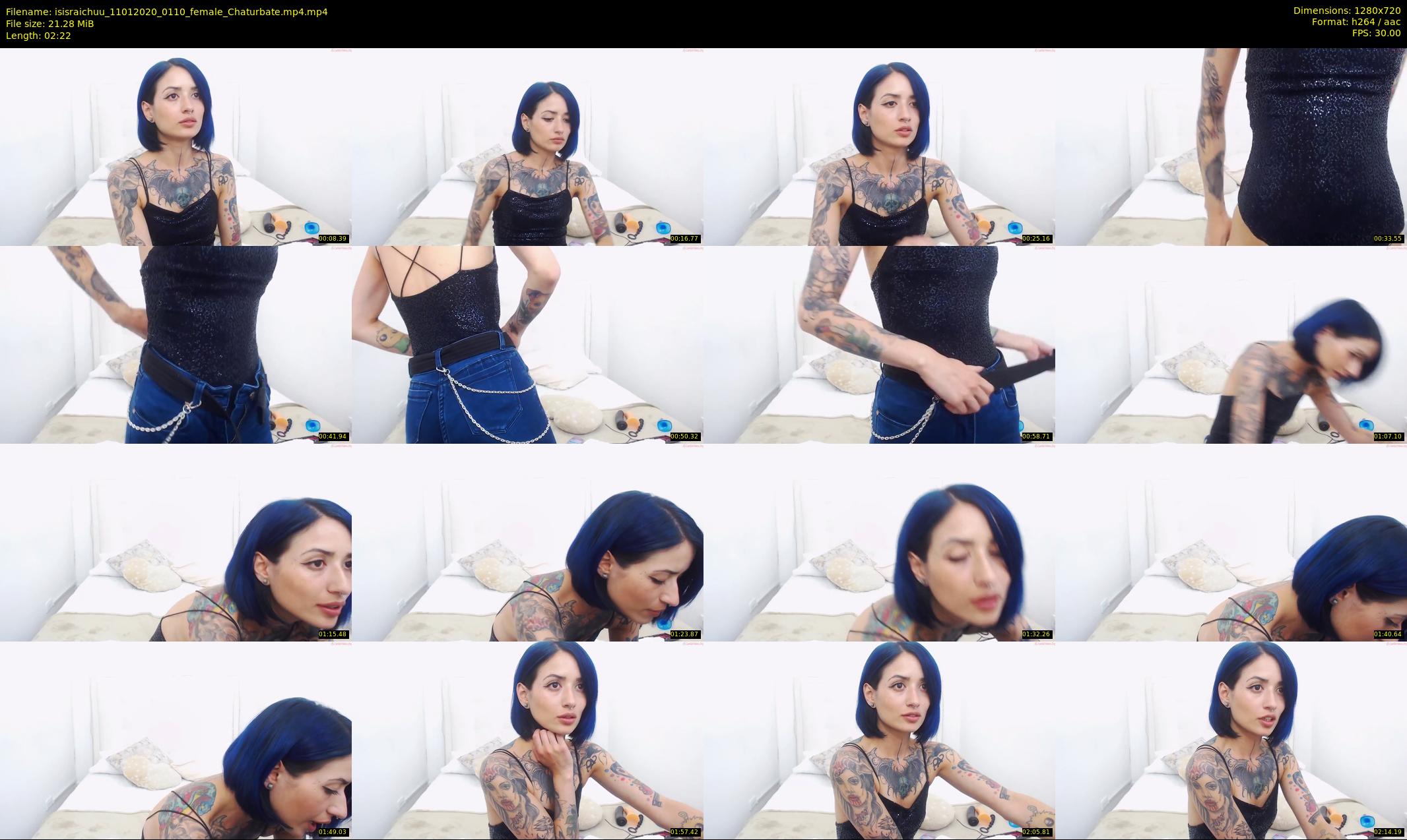 isisraichuu — 3 minute Chaturbate female cam show recording, 720p, Jan 11, 2020