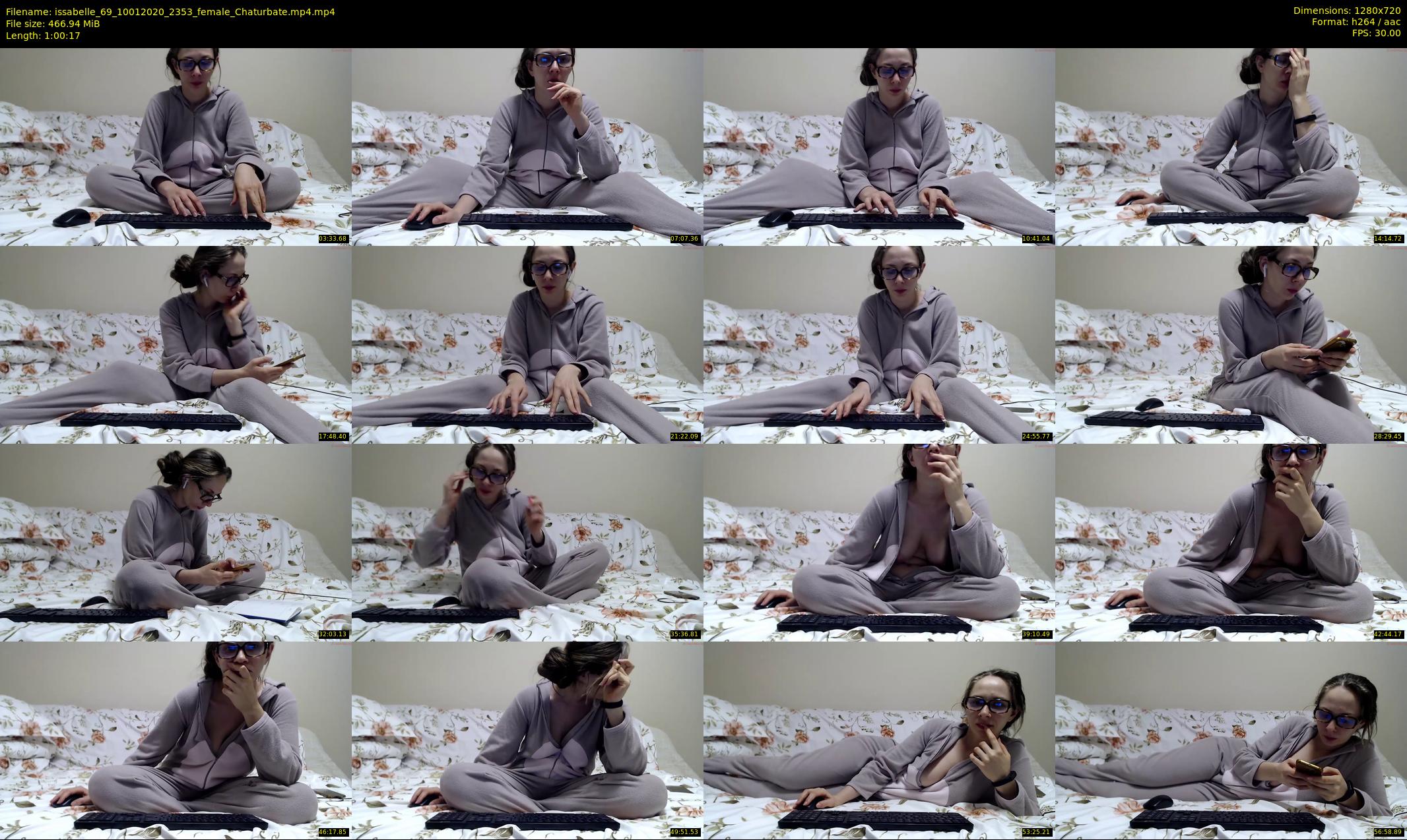 issabelle_69 — 61 minute Chaturbate couple cam show recording, 720p, Jan 10, 2020