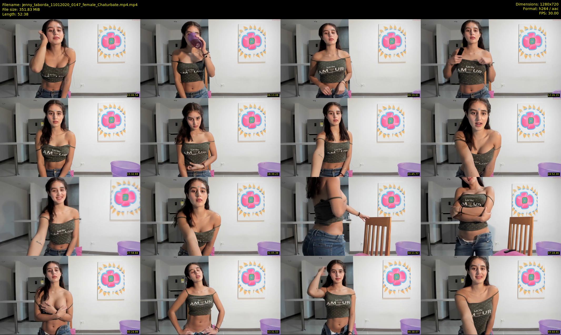 jenny_taborda — 53 minute Chaturbate female cam show recording, 720p, Jan 11, 2020