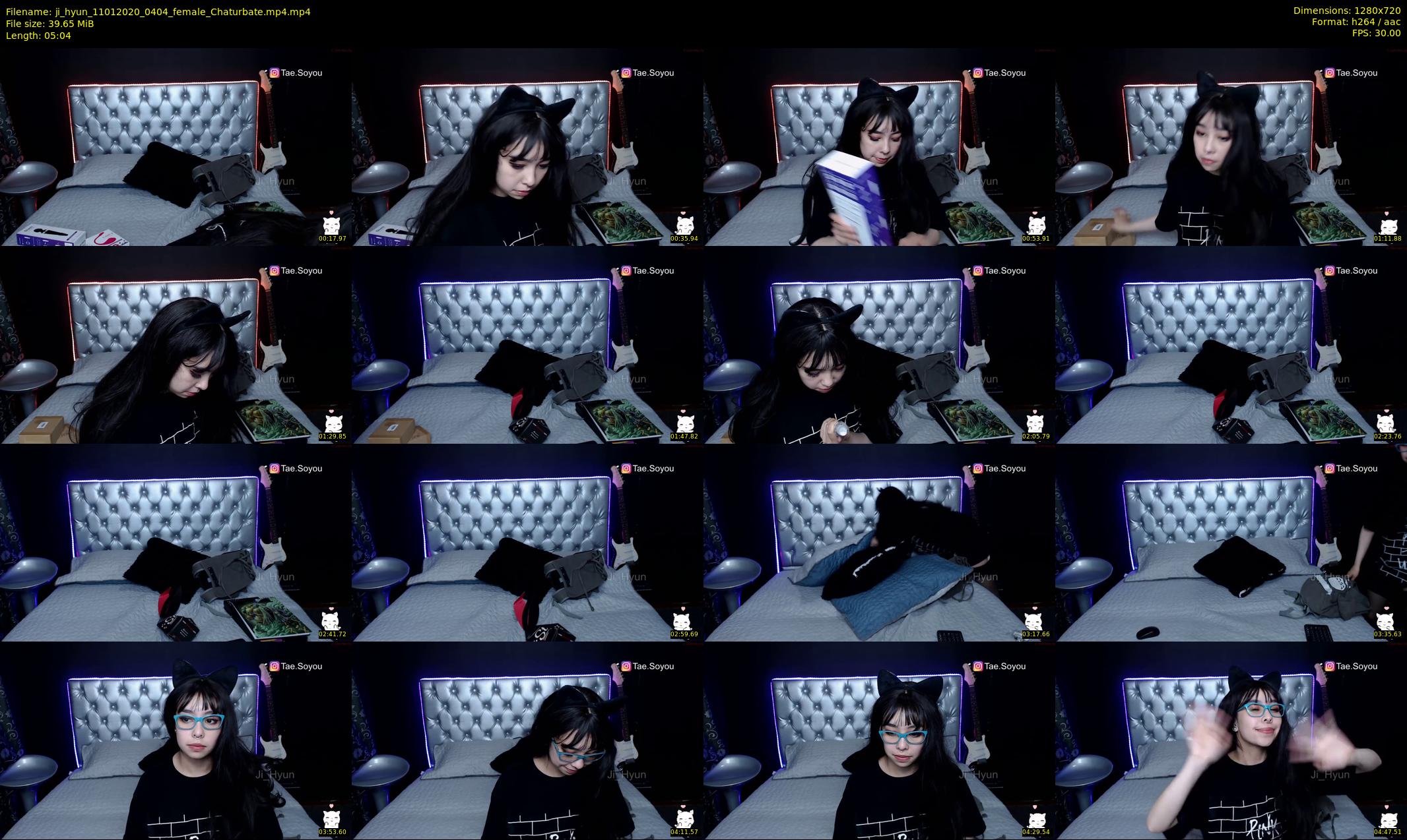 ji_hyun — 6 minute Chaturbate female cam show recording, 720p, Jan 11, 2020