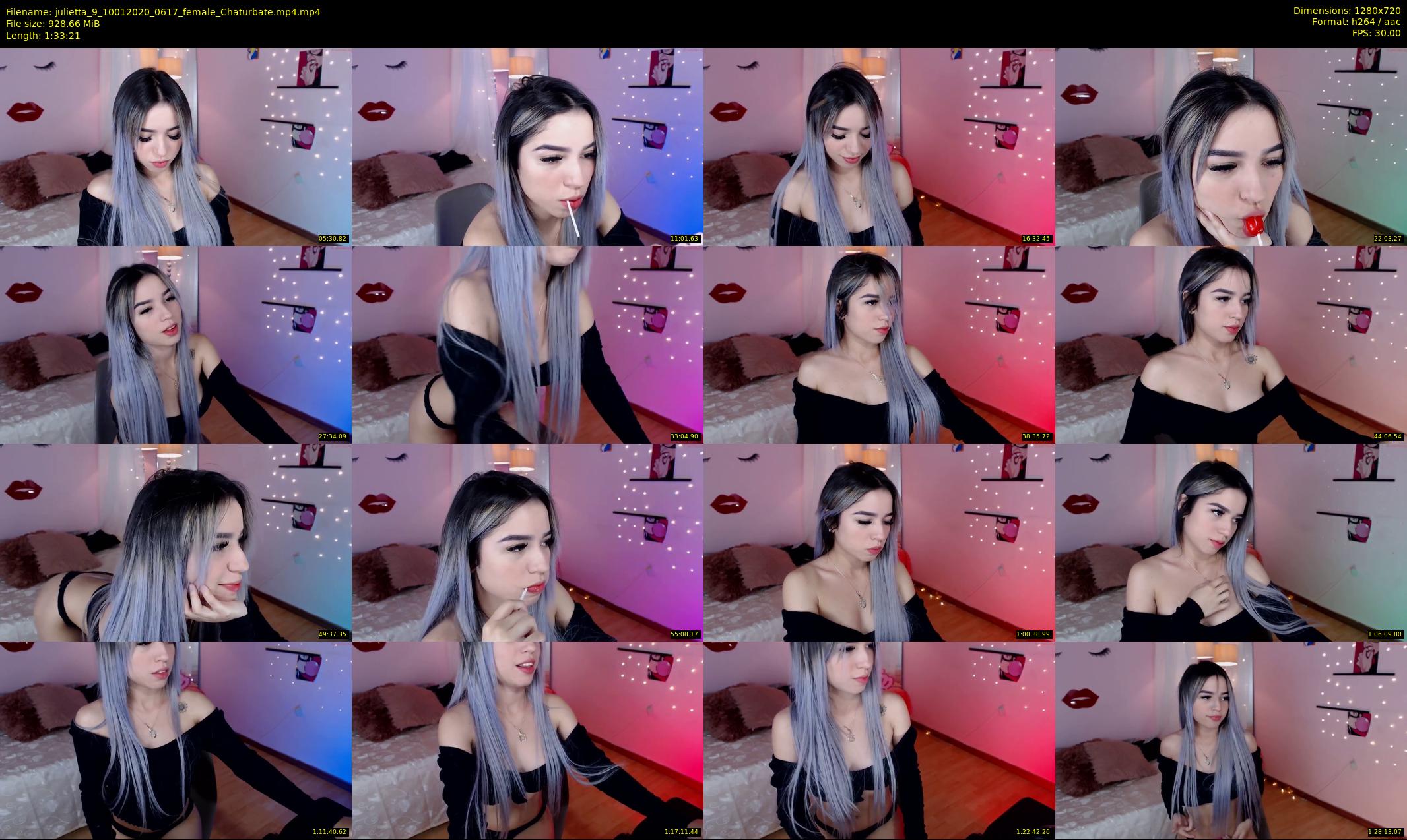 julietta_9 — 94 minute Chaturbate female cam show recording, 720p, Jan 10, 2020