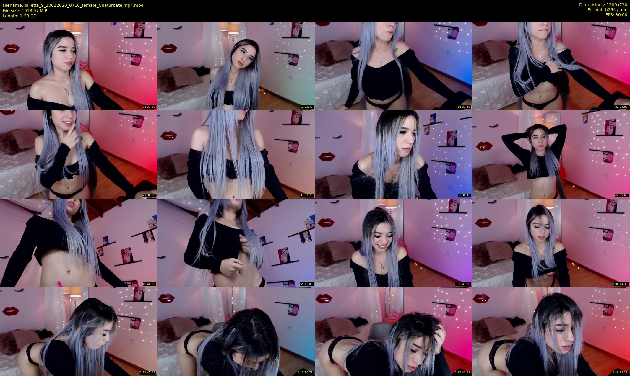 julietta_9 — 94 minute Chaturbate female cam show recording, 720p, Jan 10, 2020