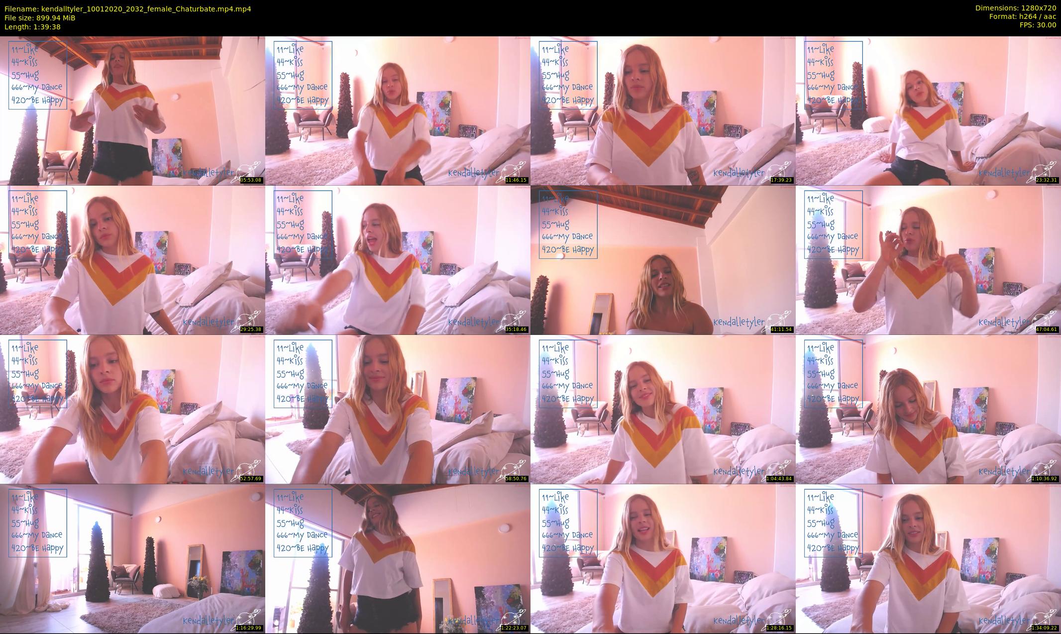 kendalltyler — 100 minute Chaturbate female cam show recording, 720p, Jan 10, 2020