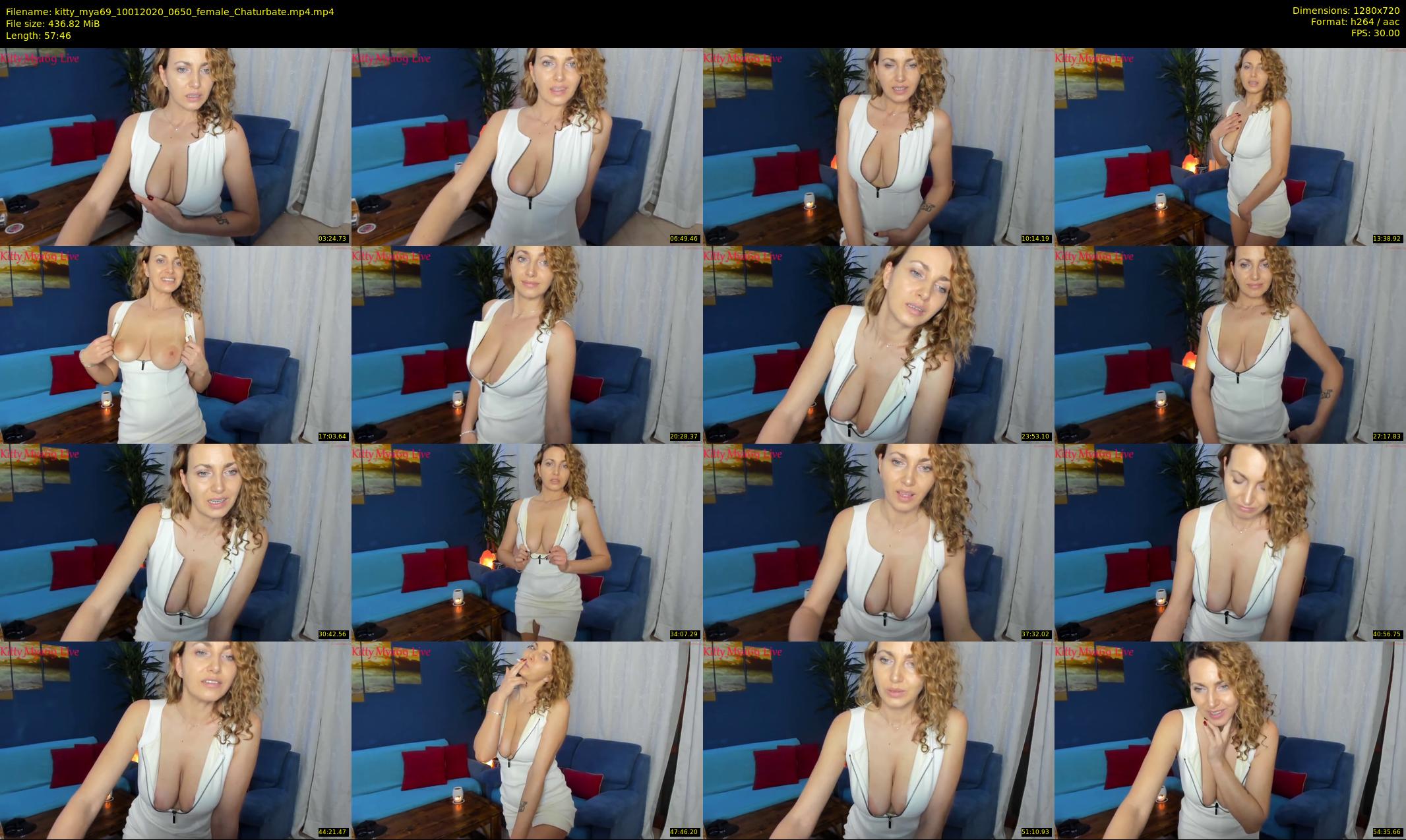 kitty_mya69 — 58 minute Chaturbate female cam show recording, 720p, Jan 10, 2020