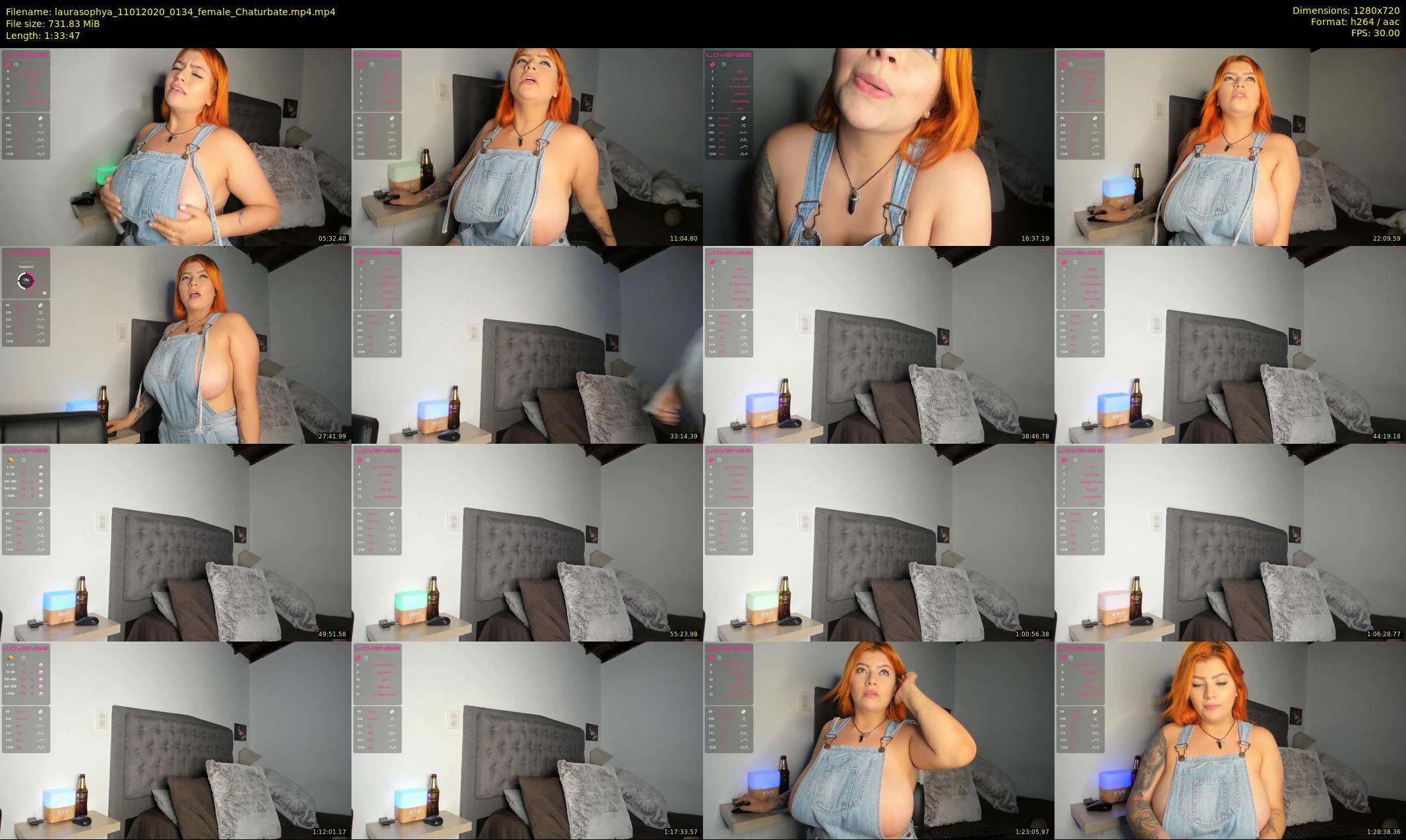 laurasophya — 94 minute Chaturbate female cam show recording, 720p, Jan 11, 2020