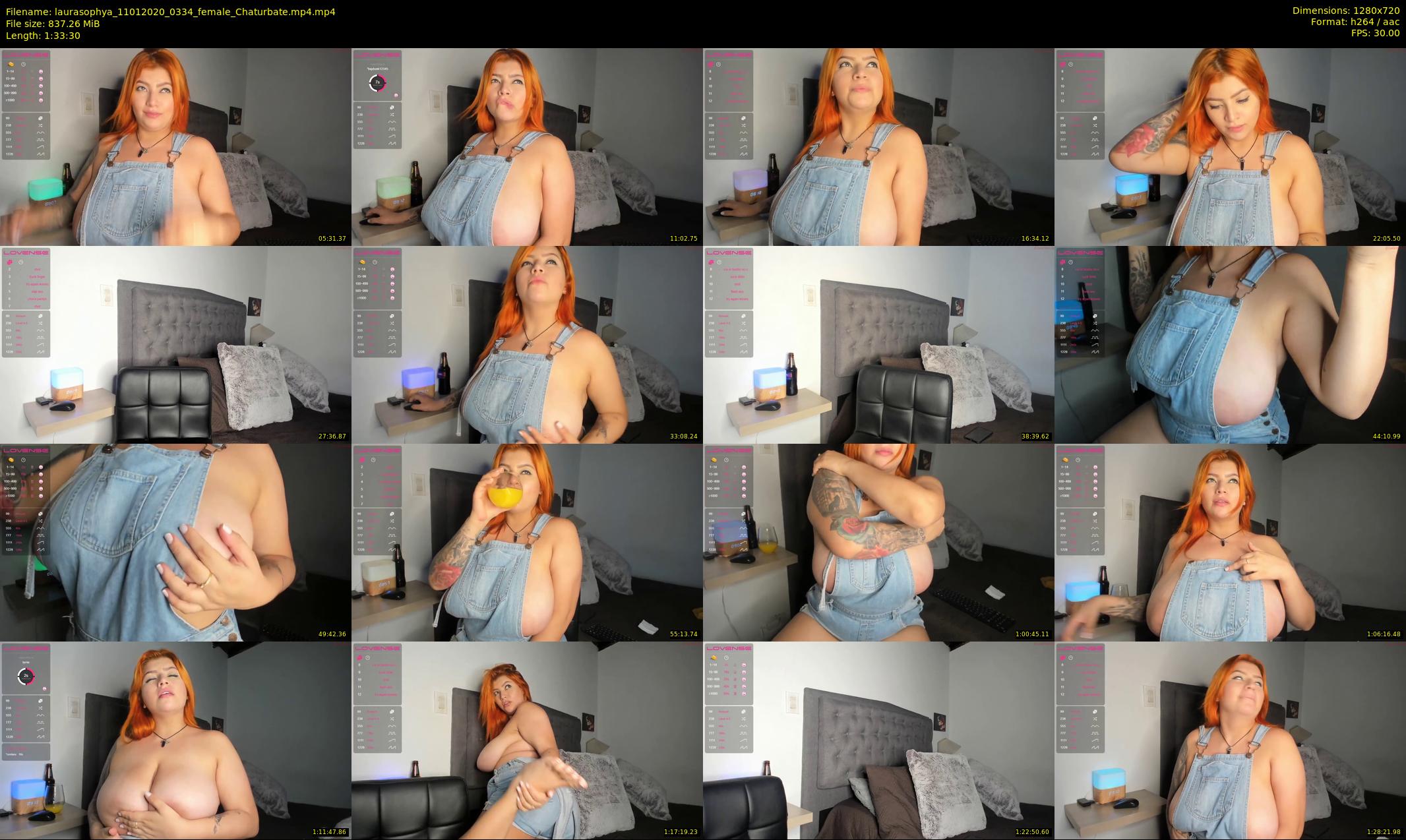 laurasophya — 94 minute Chaturbate female cam show recording, 720p, Jan 11, 2020