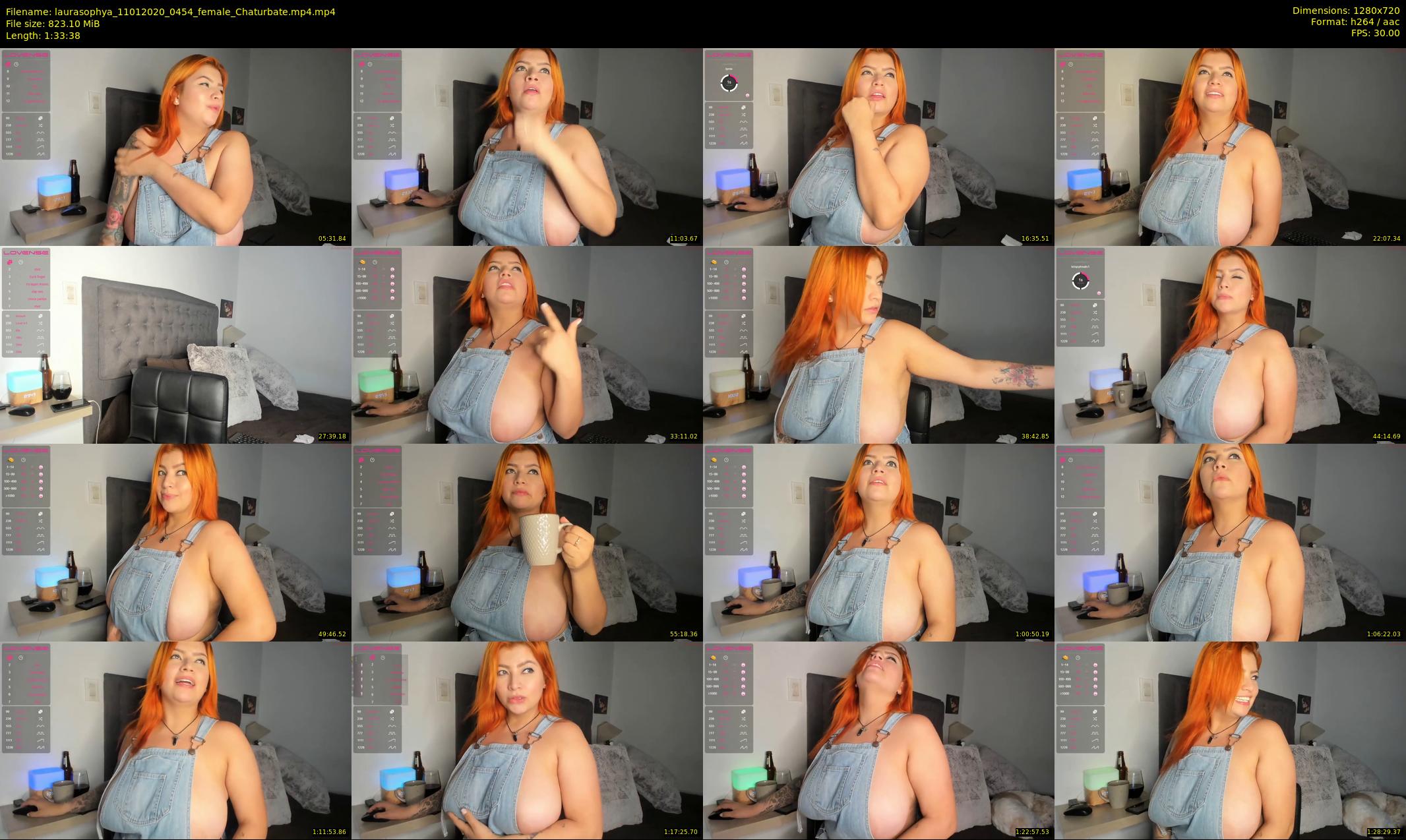 laurasophya — 94 minute Chaturbate female cam show recording, 720p, Jan 11, 2020