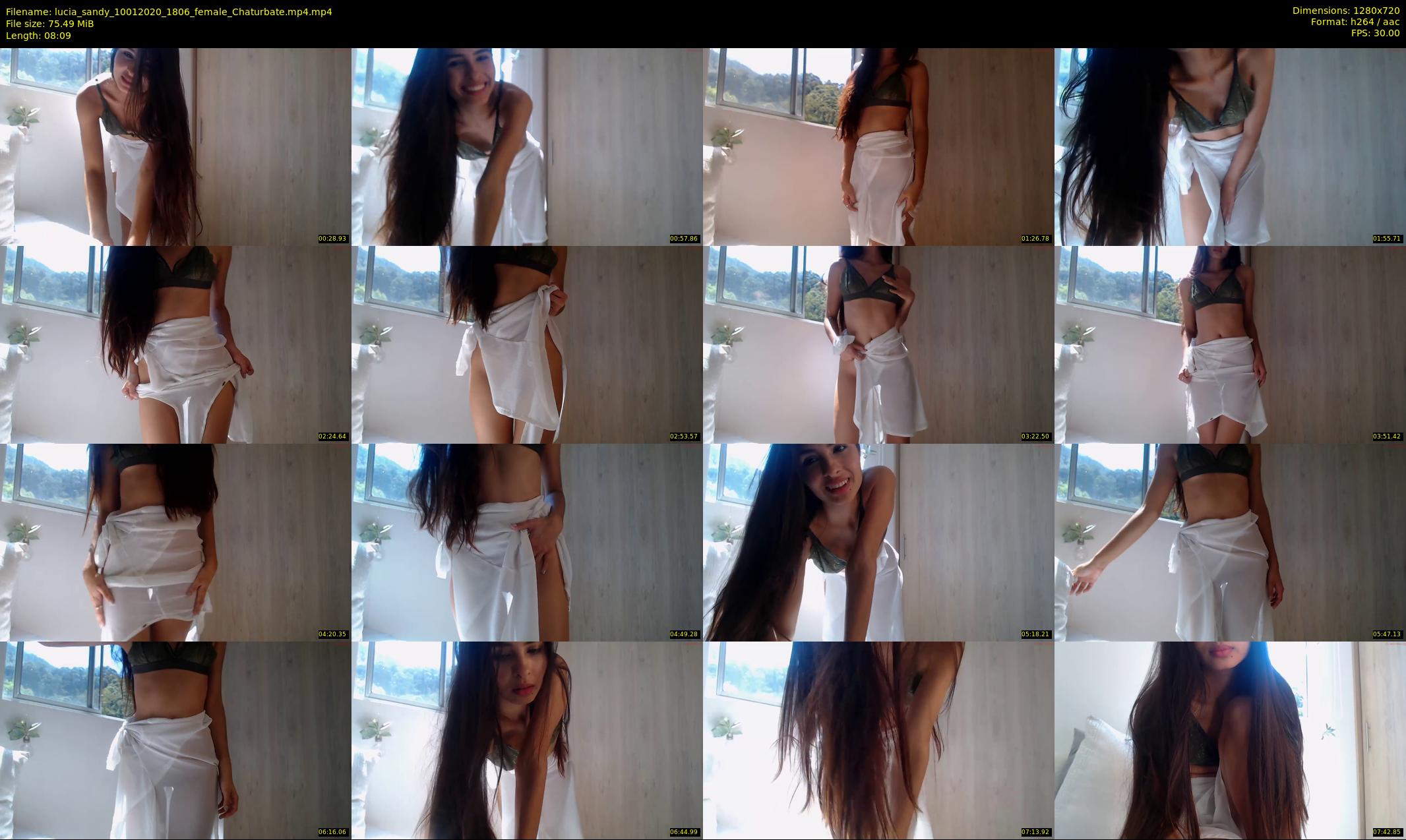 lucia_sandy — 9 minute Chaturbate female cam show recording, 720p, Jan 10, 2020