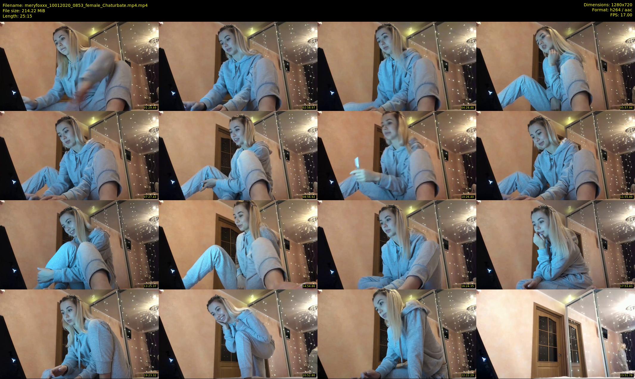 meryfoxxx — 26 minute Chaturbate female cam show recording, 720p, Jan 10, 2020