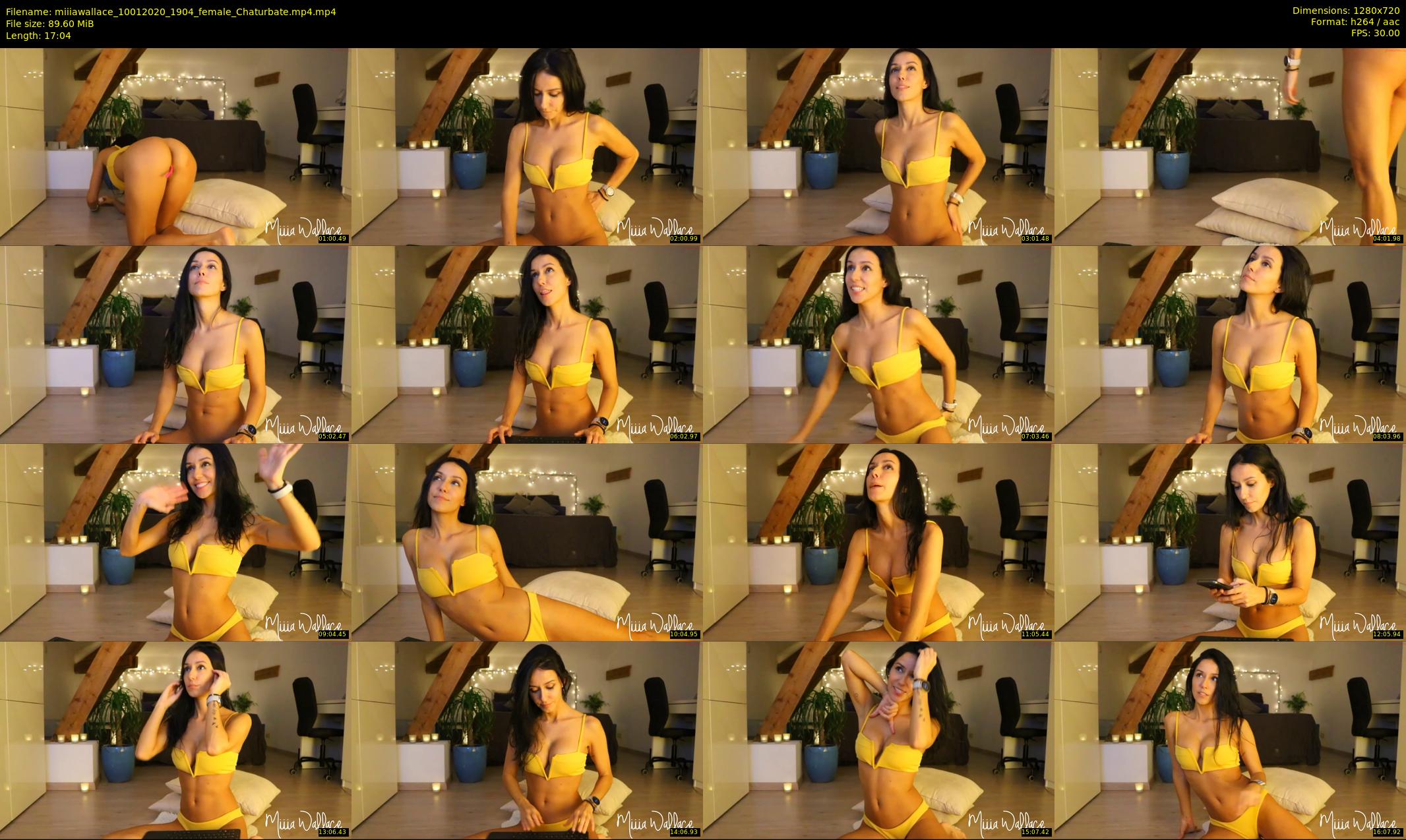 miiiawallace — 18 minute Chaturbate female cam show recording, 720p, Jan 10, 2020