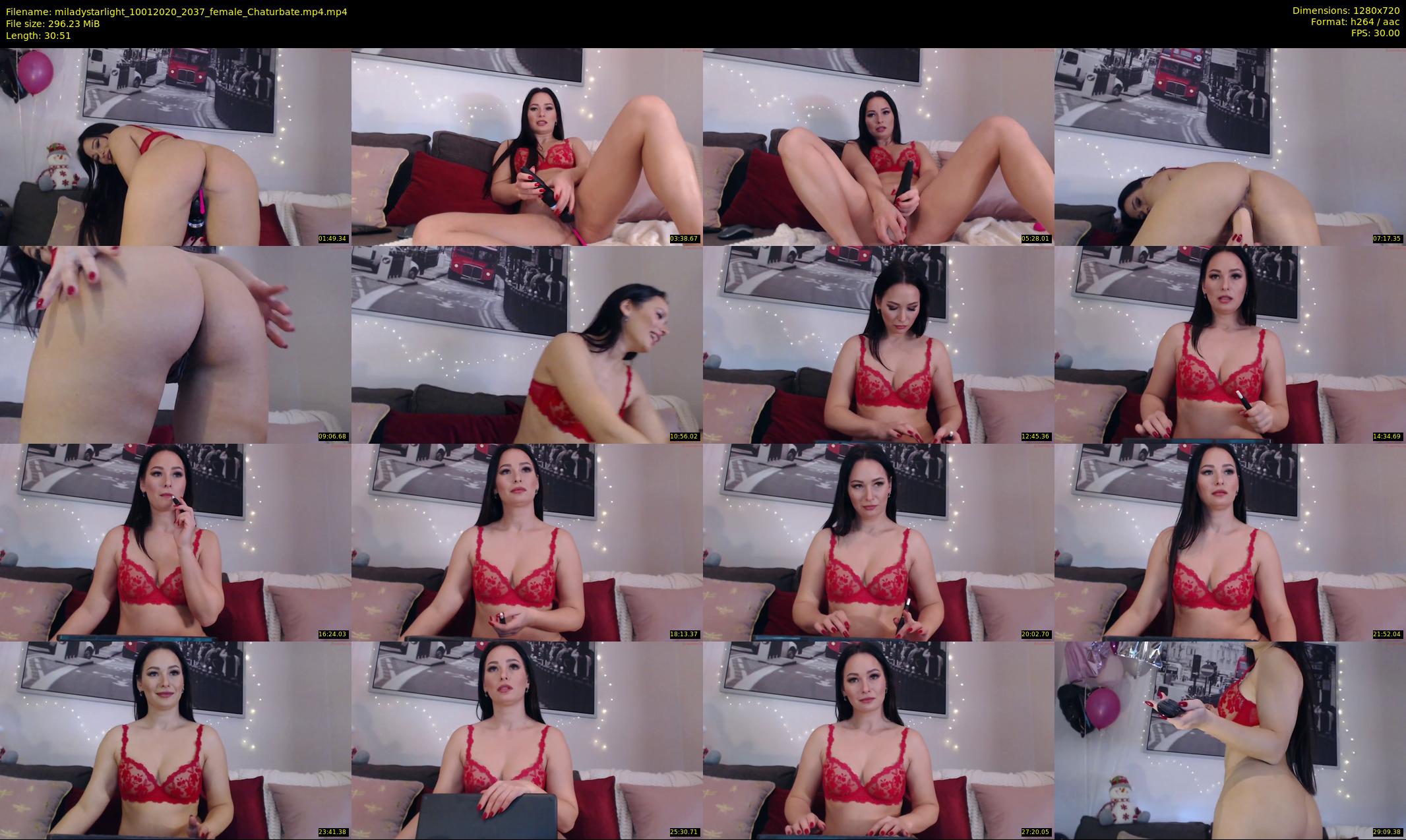miladystarlight — 31 minute Chaturbate female cam show recording, 720p, Jan 10, 2020