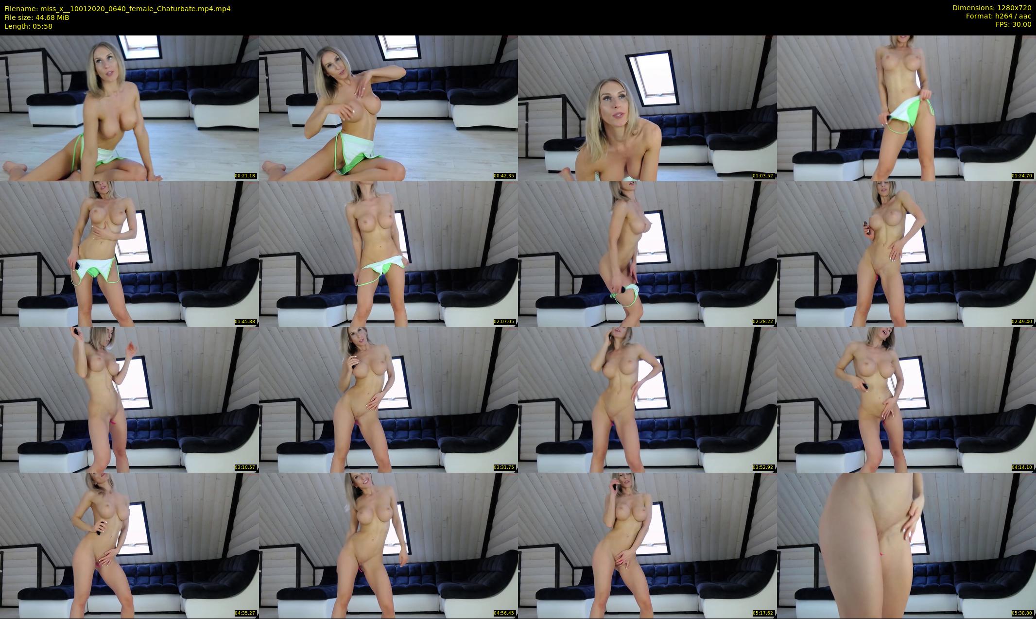 miss_x_ — 6 minute Chaturbate female cam show recording, 720p, Jan 10, 2020