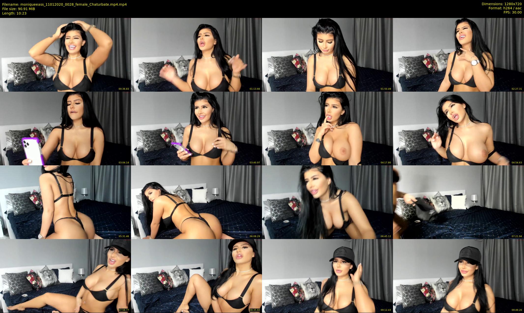 moniqueeass — 11 minute Chaturbate female cam show recording, 720p, Jan 11, 2020