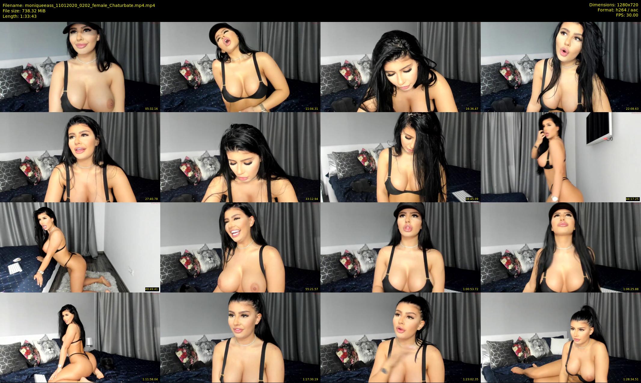 moniqueeass — 94 minute Chaturbate female cam show recording, 720p, Jan 11, 2020