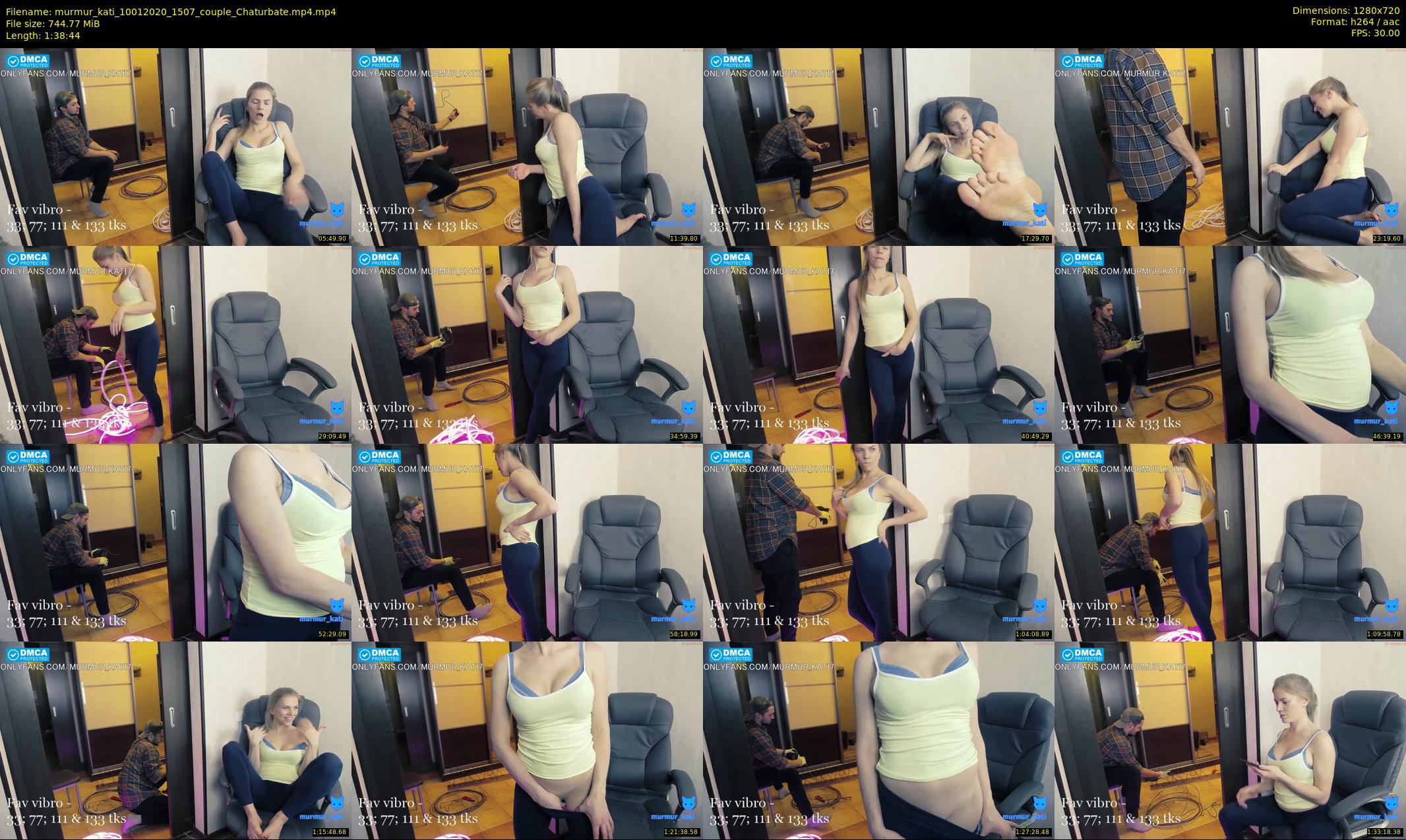 murmur_kati — 99 minute Chaturbate female cam show recording, 720p, Jan 10, 2020