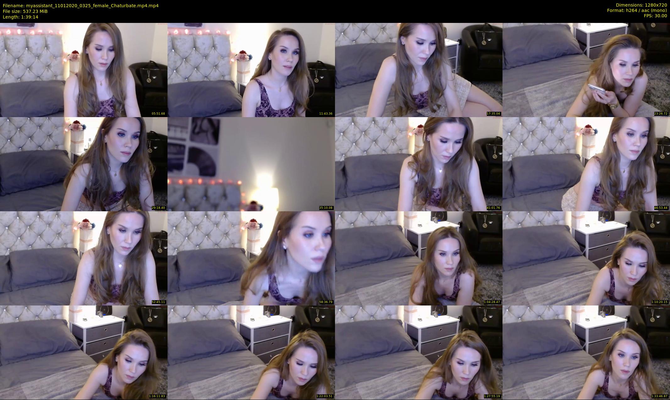 myassistant — 100 minute Chaturbate female cam show recording, 720p, Jan 11, 2020