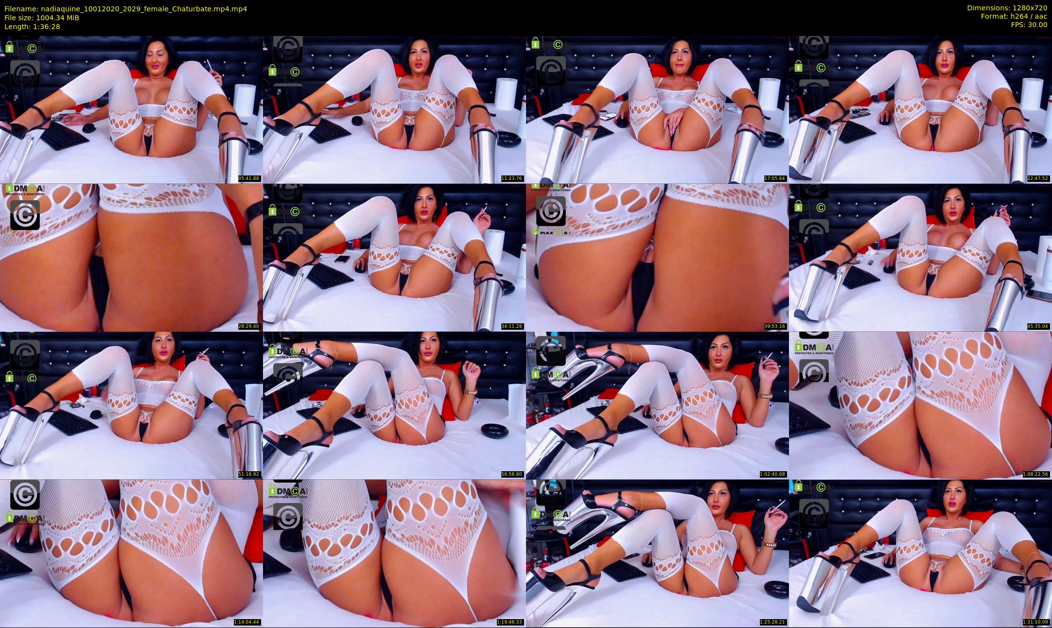 nadiaquine — 97 minute Chaturbate female cam show recording, 720p, Jan 10, 2020