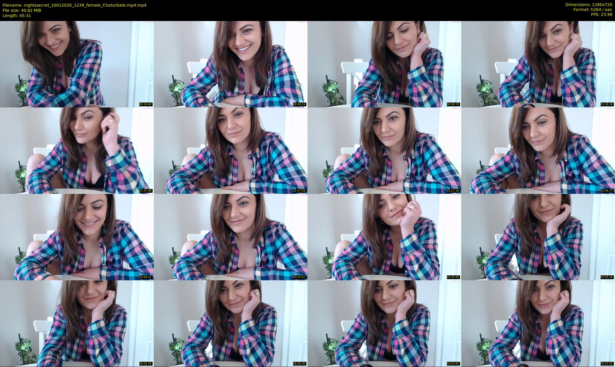 nightssecret — 6 minute Chaturbate female cam show recording, 720p, Jan 10, 2020