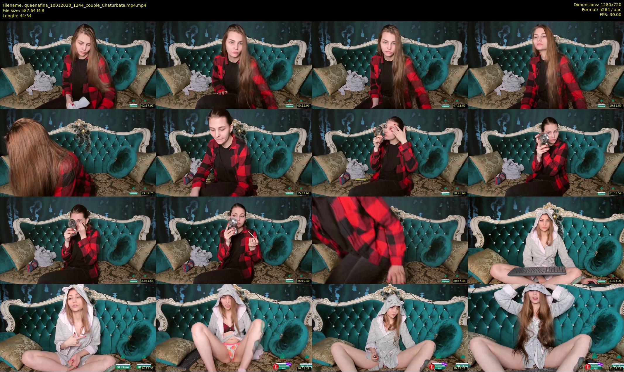 queenafina — 45 minute Chaturbate female cam show recording, 720p, Jan 10, 2020