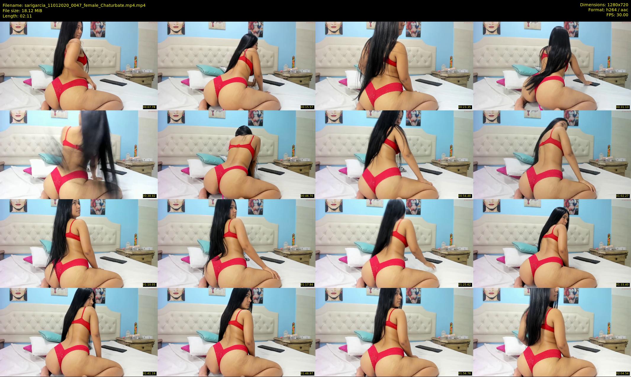 sarigarcia — 3 minute Chaturbate female cam show recording, 720p, Jan 11, 2020