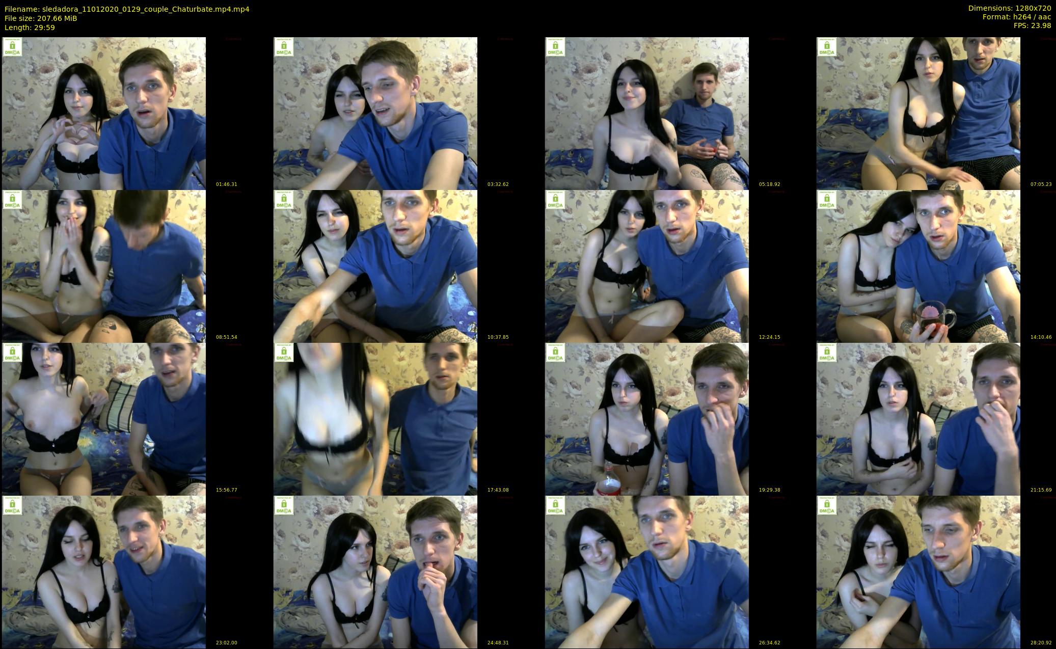 sledadora — 30 minute Chaturbate couple cam show recording, 720p, Jan 11, 2020