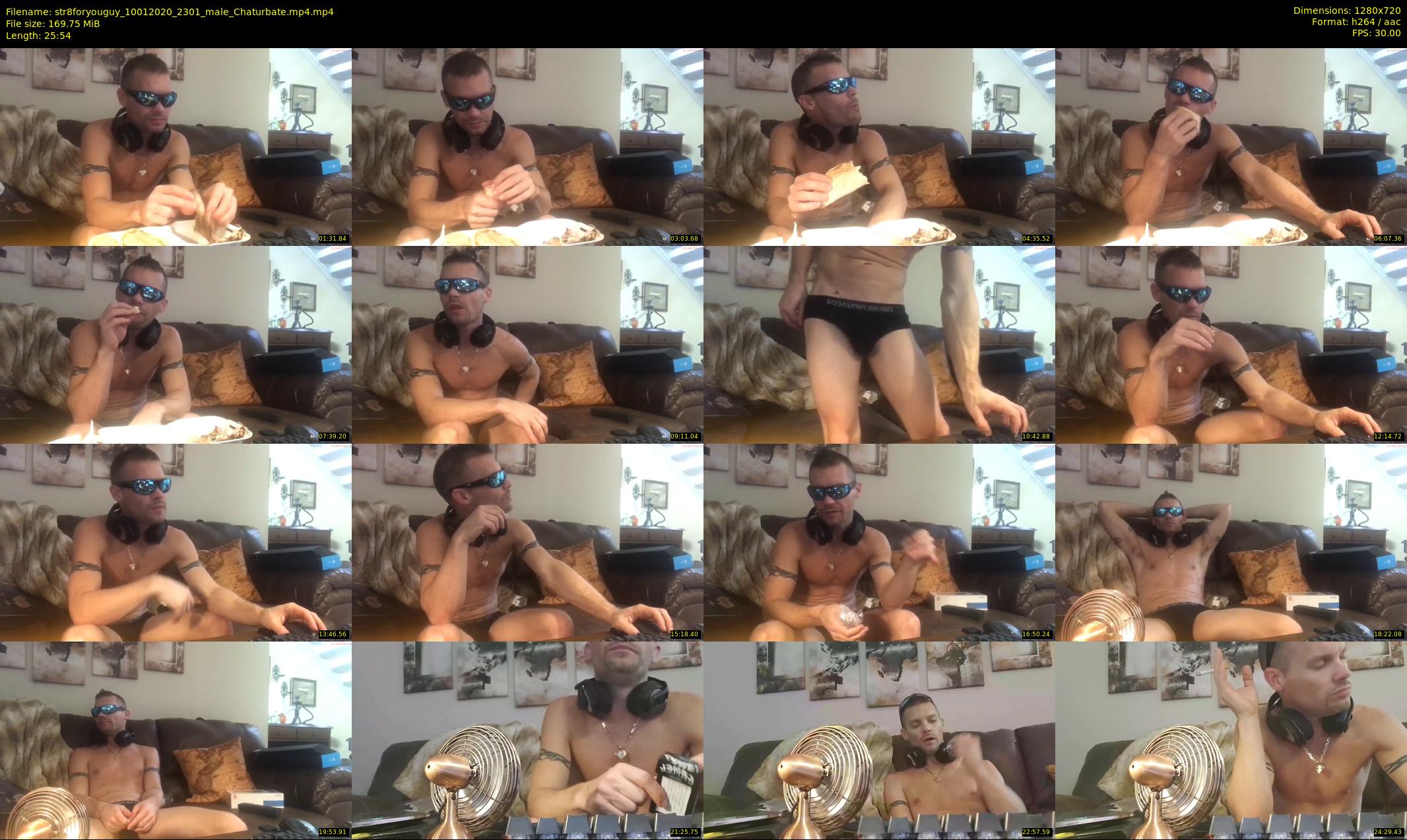 str8foryouguy — 26 minute Chaturbate male cam show recording, 720p, Jan 10, 2020